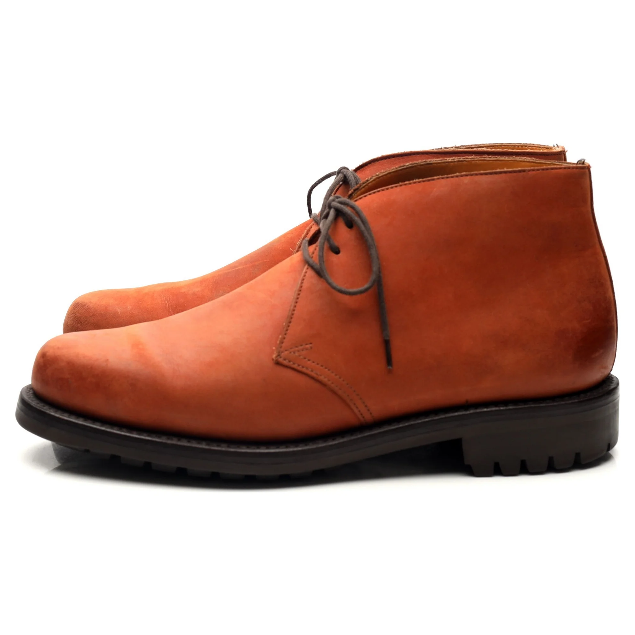 Tan Brown Nubuck Chukka Boots UK 7 F - Image 2