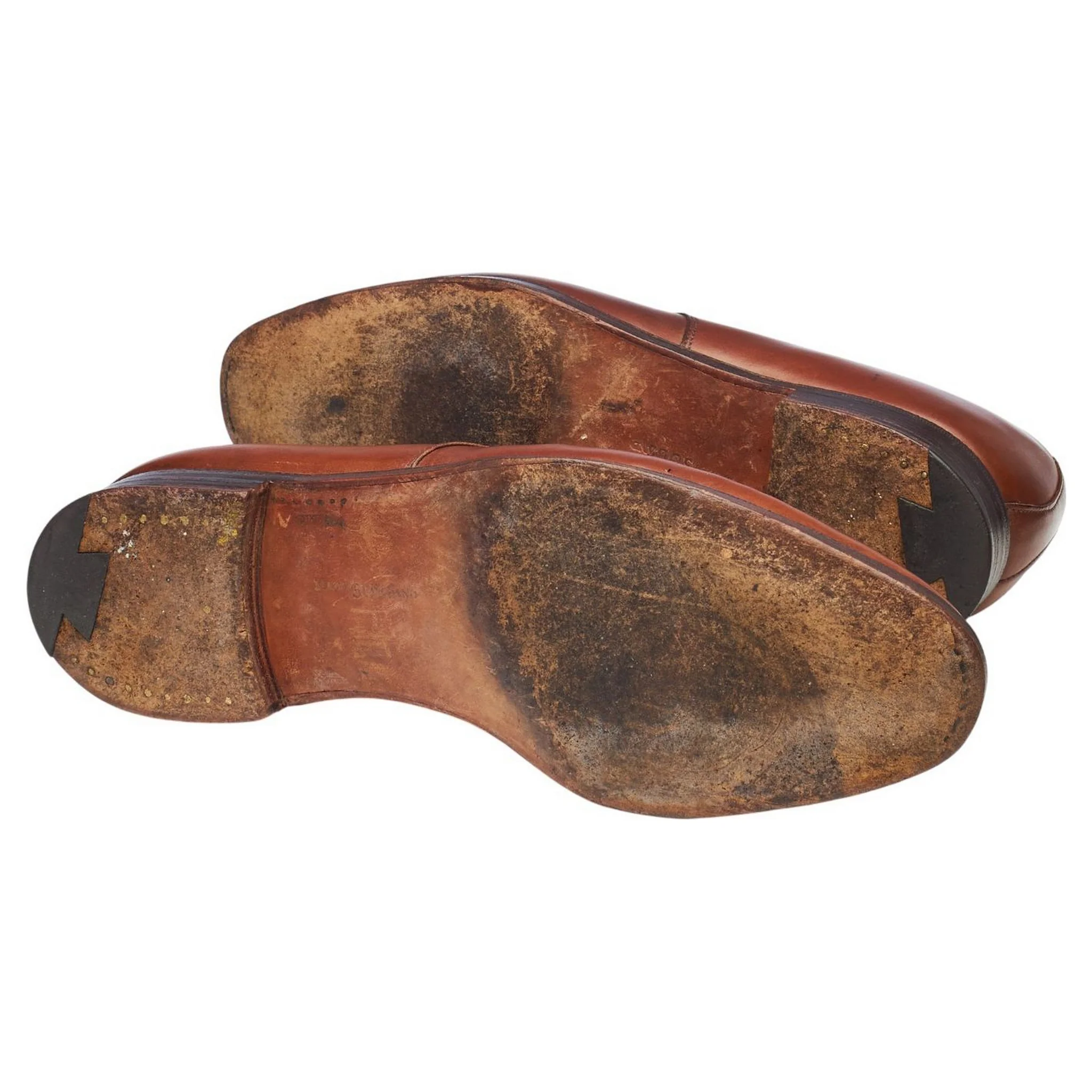 Tan Brown Split Toe Derby UK 8 E - Image 5
