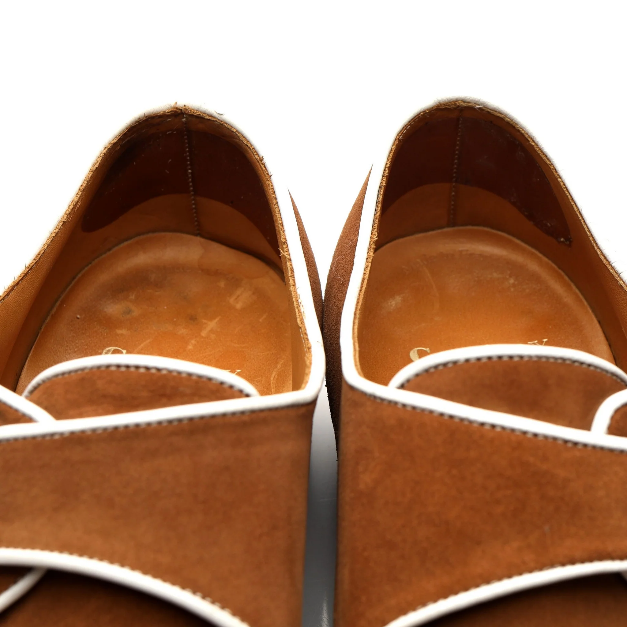 'Sway' Tan Brown Suede Monk Strap UK 8.5 E - Image 6