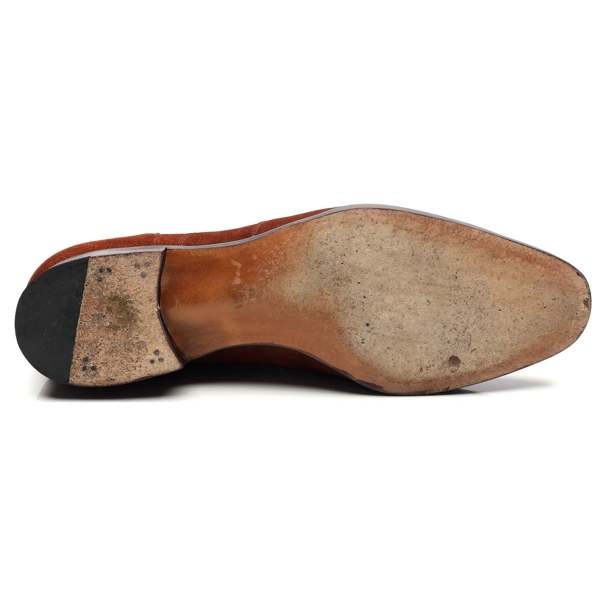 '106 Artista' Polo Brown Suede Oxford Austerity Brogue UK 11 G - Image 11