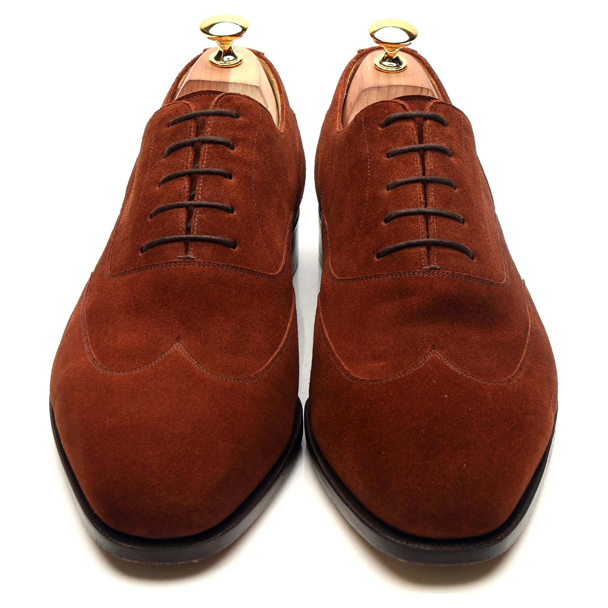 '106 Artista' Polo Brown Suede Oxford Austerity Brogue UK 11 G - Image 9