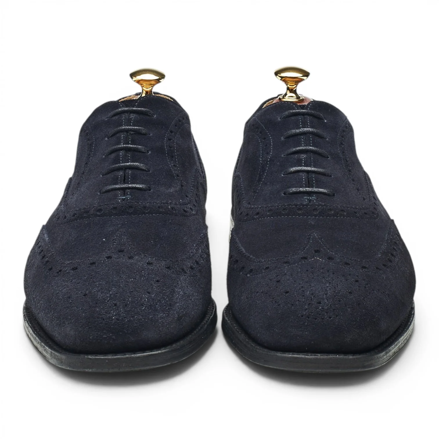 'Tarvin' Navy Blue Suede Oxford Brogues UK 9.5 G - Image 2