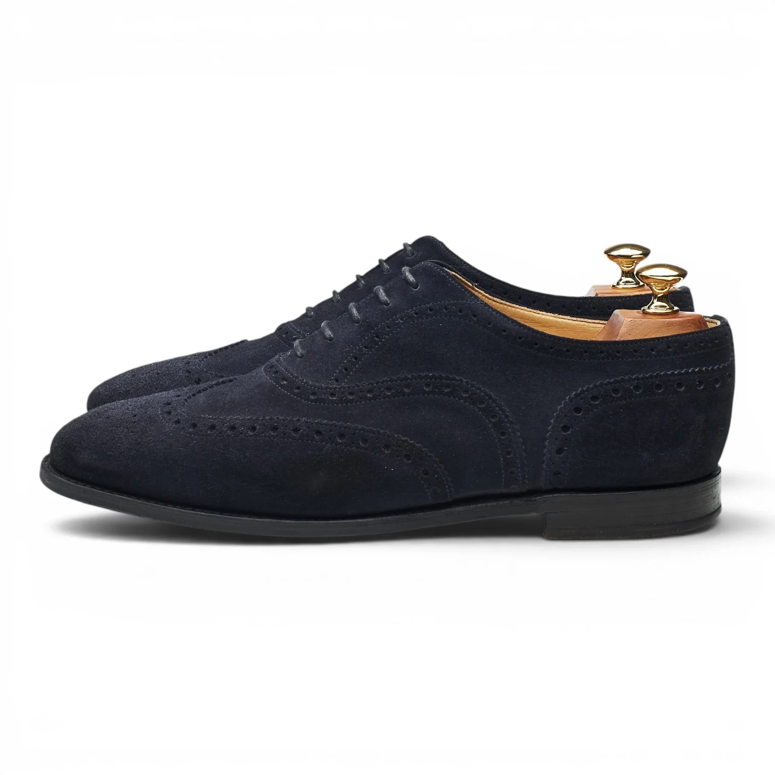 'Tarvin' Navy Blue Suede Oxford Brogues UK 9.5 G - Image 3