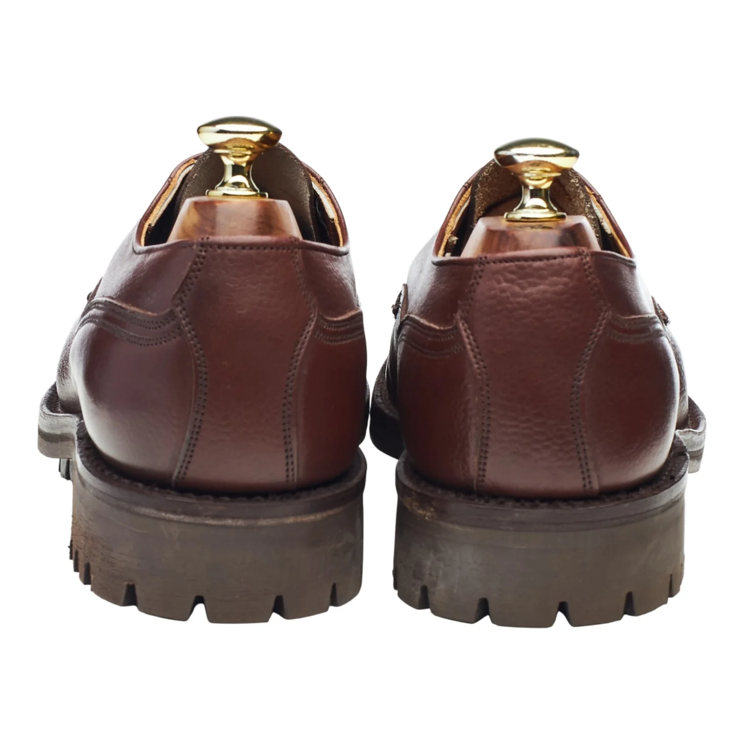 'Tenby' Brown Leather Veldtschoen Derby UK 7.5 F - Image 4