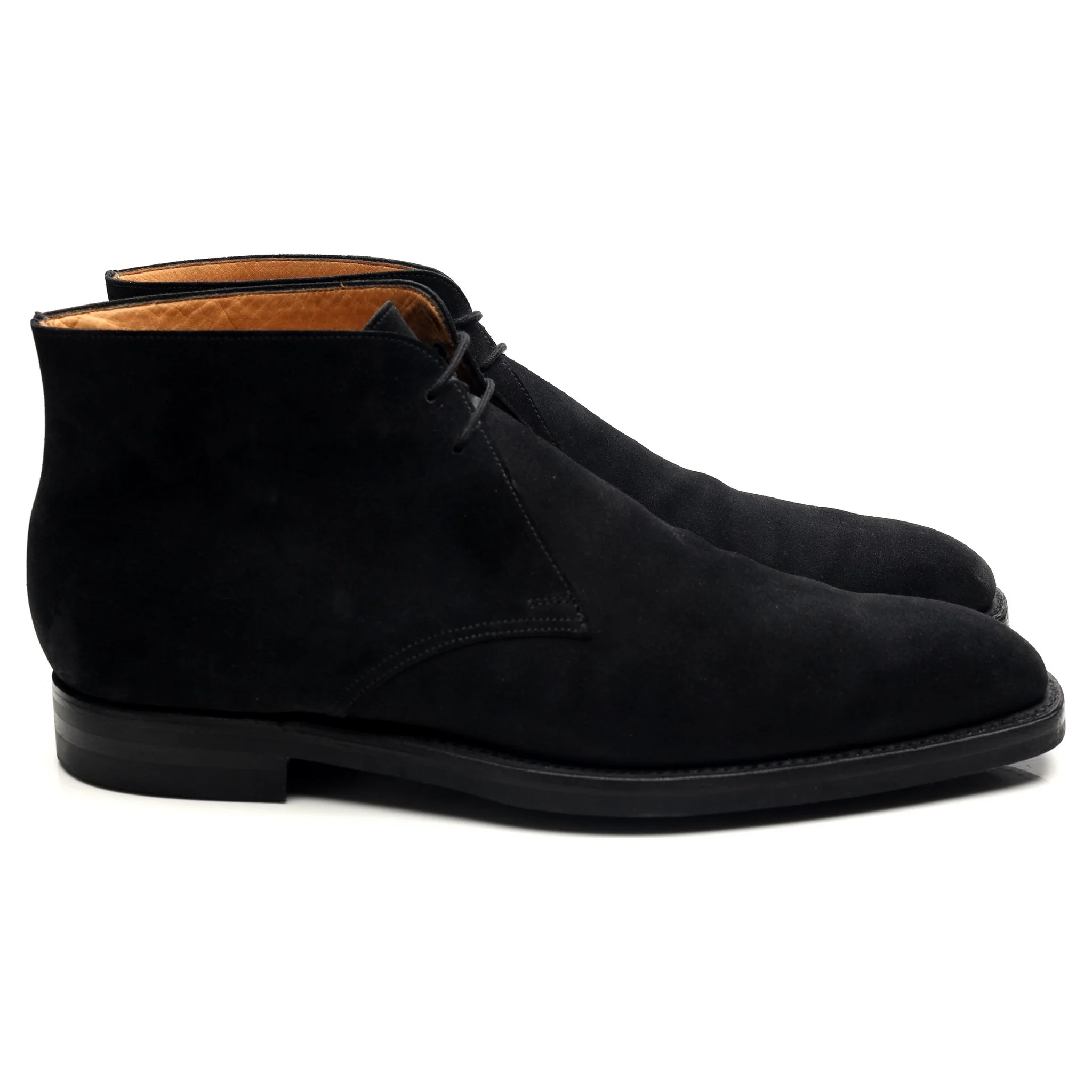 'Tetbury' Black Suede Chukka Boots UK 9 E - Image 6