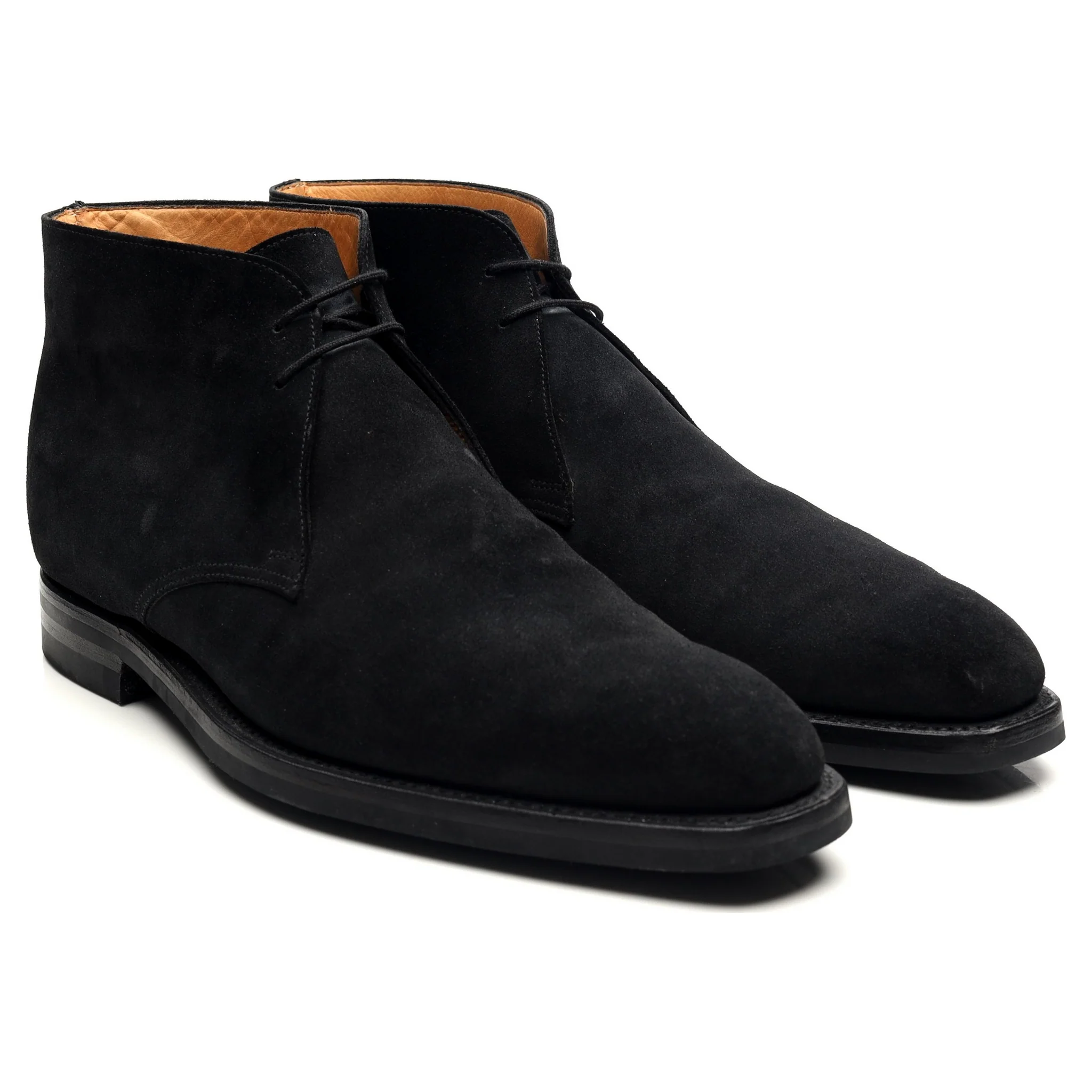 'Tetbury' Black Suede Chukka Boots UK 9 E - Image 7