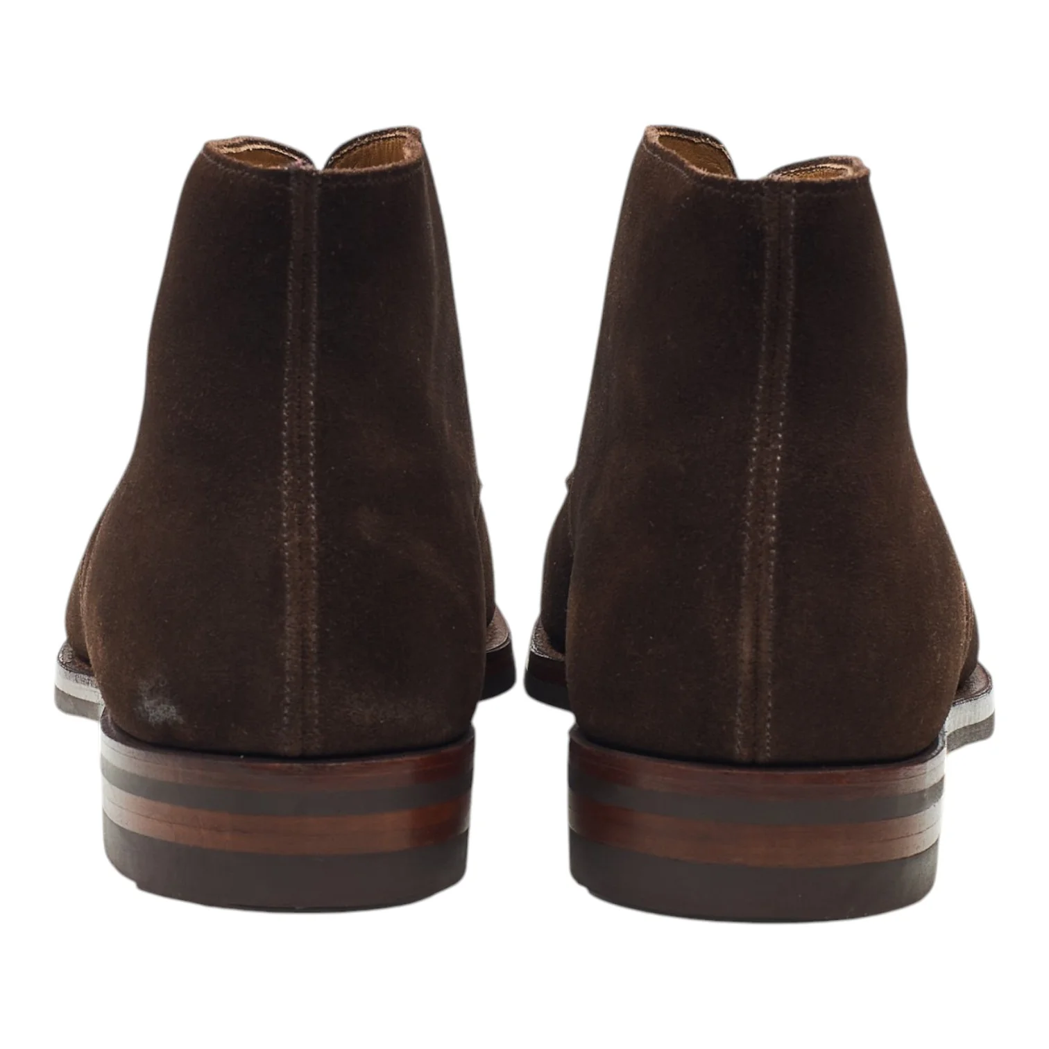 'Tetbury' Dark Brown Suede Chukka Boots UK 9 E - Image 4