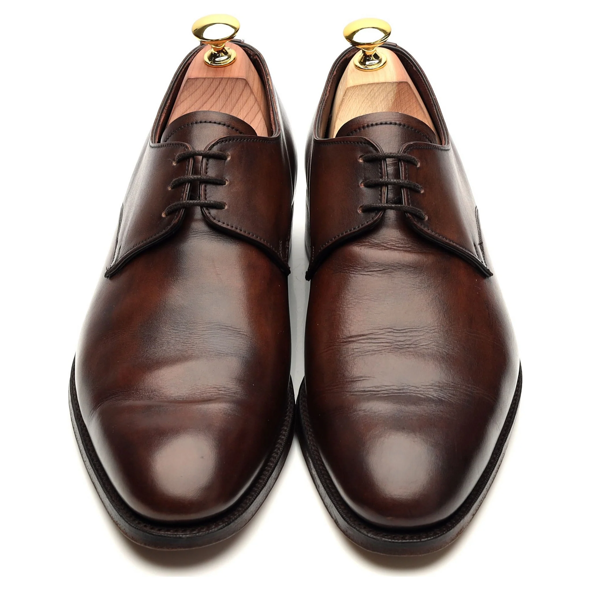 The Cobbler 'Berkley' Brown Museum Leather Derby UK 7.5 F - Image 2