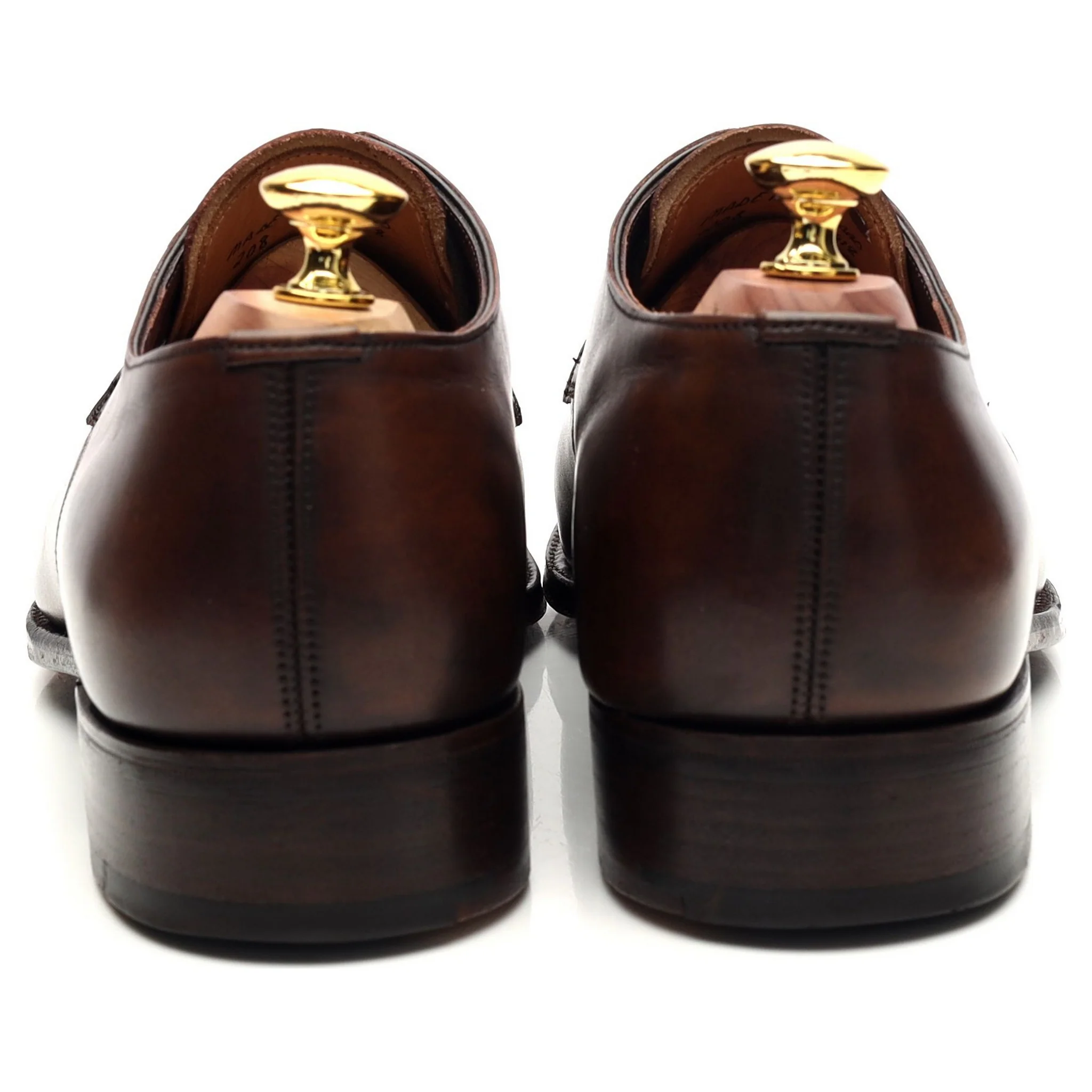 The Cobbler 'Berkley' Brown Museum Leather Derby UK 7.5 F - Image 4