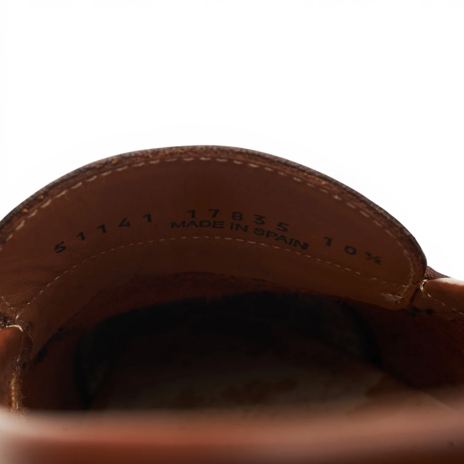 'Thomas' Brown Leather Loafers UK 10.5 - Image 7