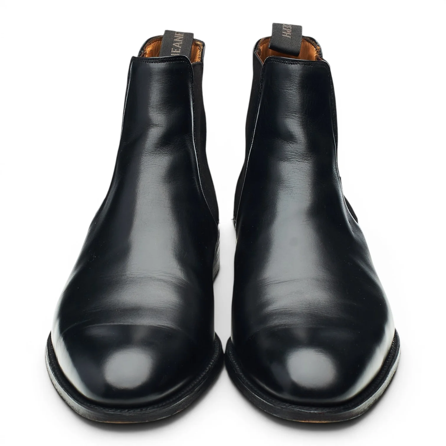 'Threadneedle' Black Leather Chelsea Boots UK 11 F - Image 2