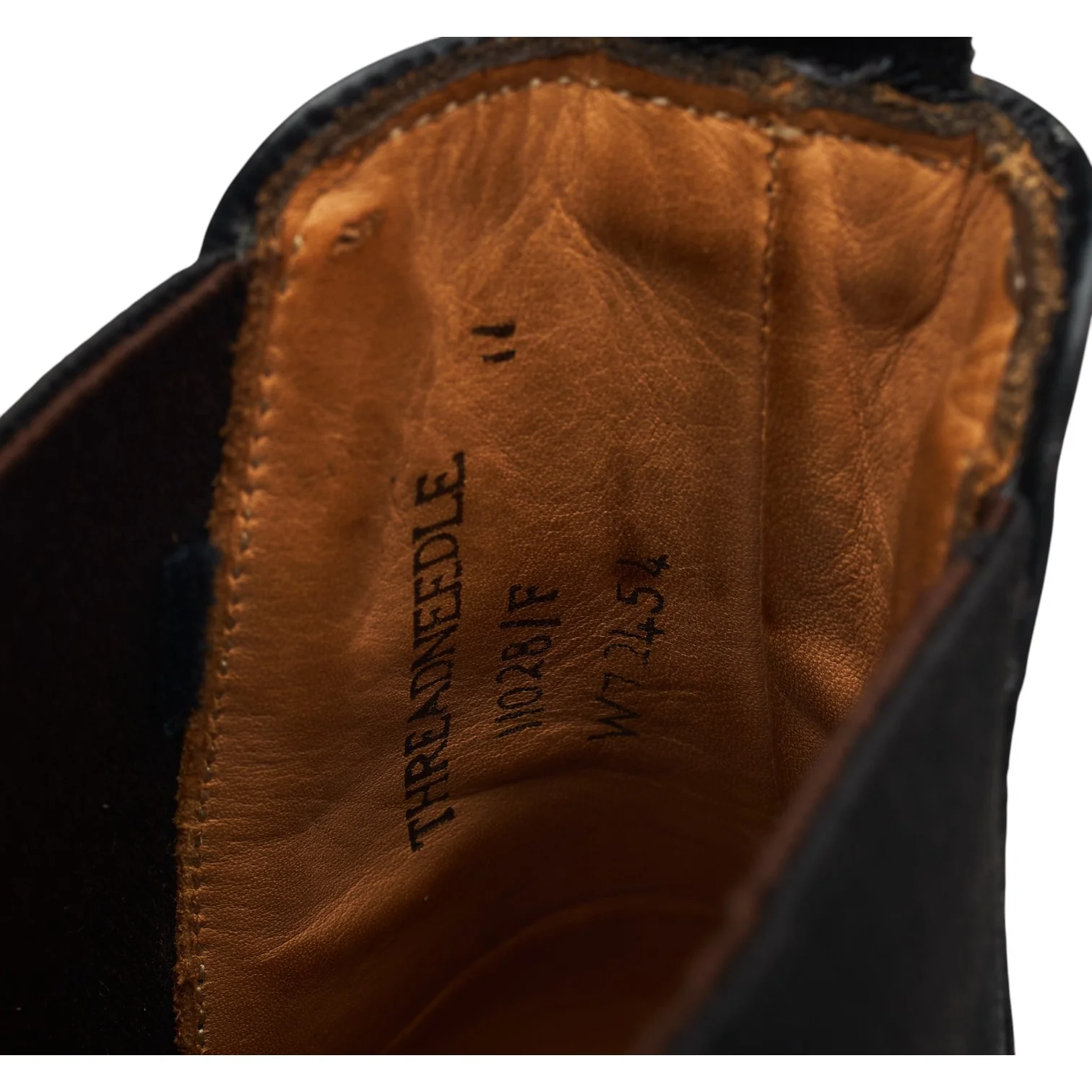 'Threadneedle' Black Leather Chelsea Boots UK 11 F - Image 7