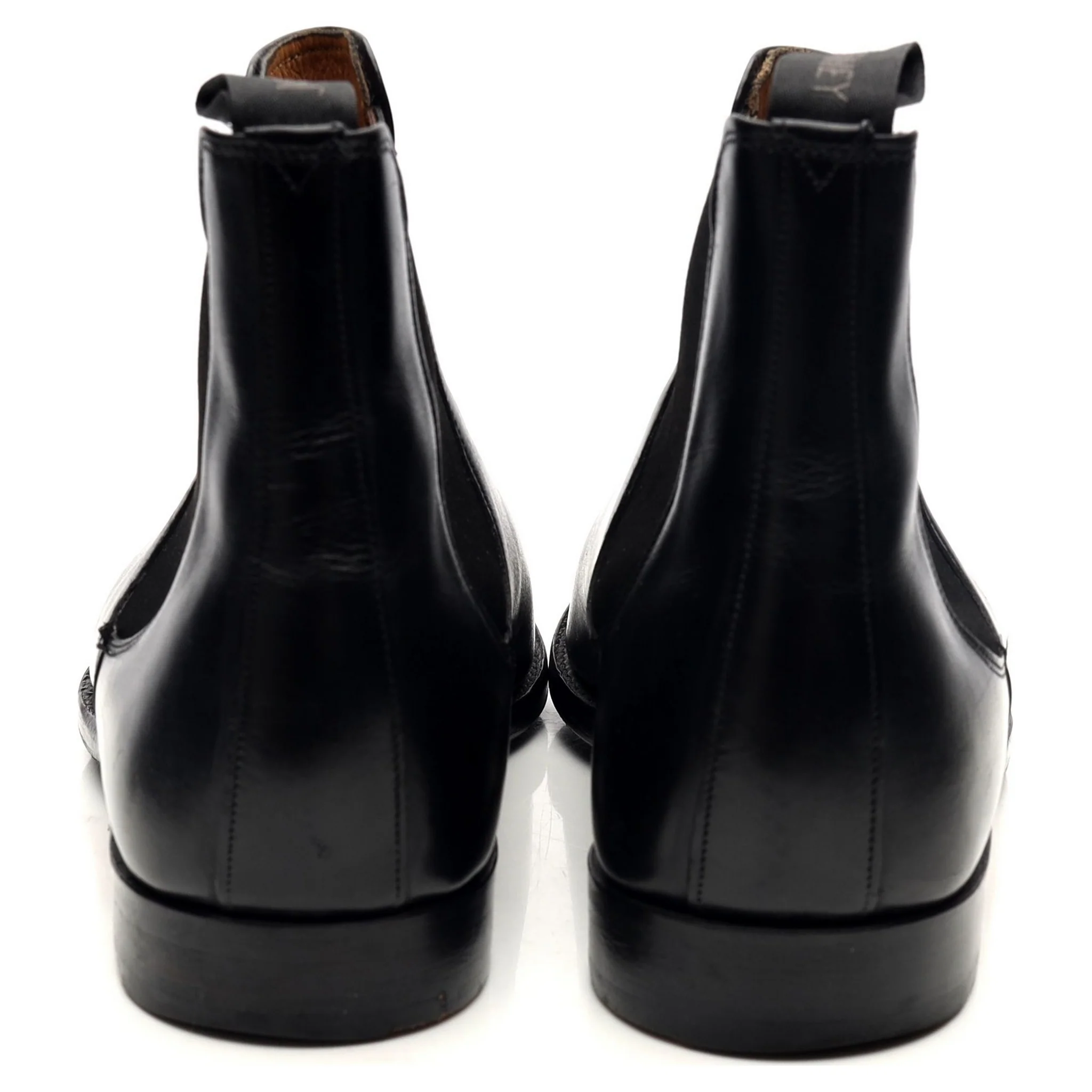 'Threadneedle' Black Leather Chelsea Boots UK 8 F - Image 4