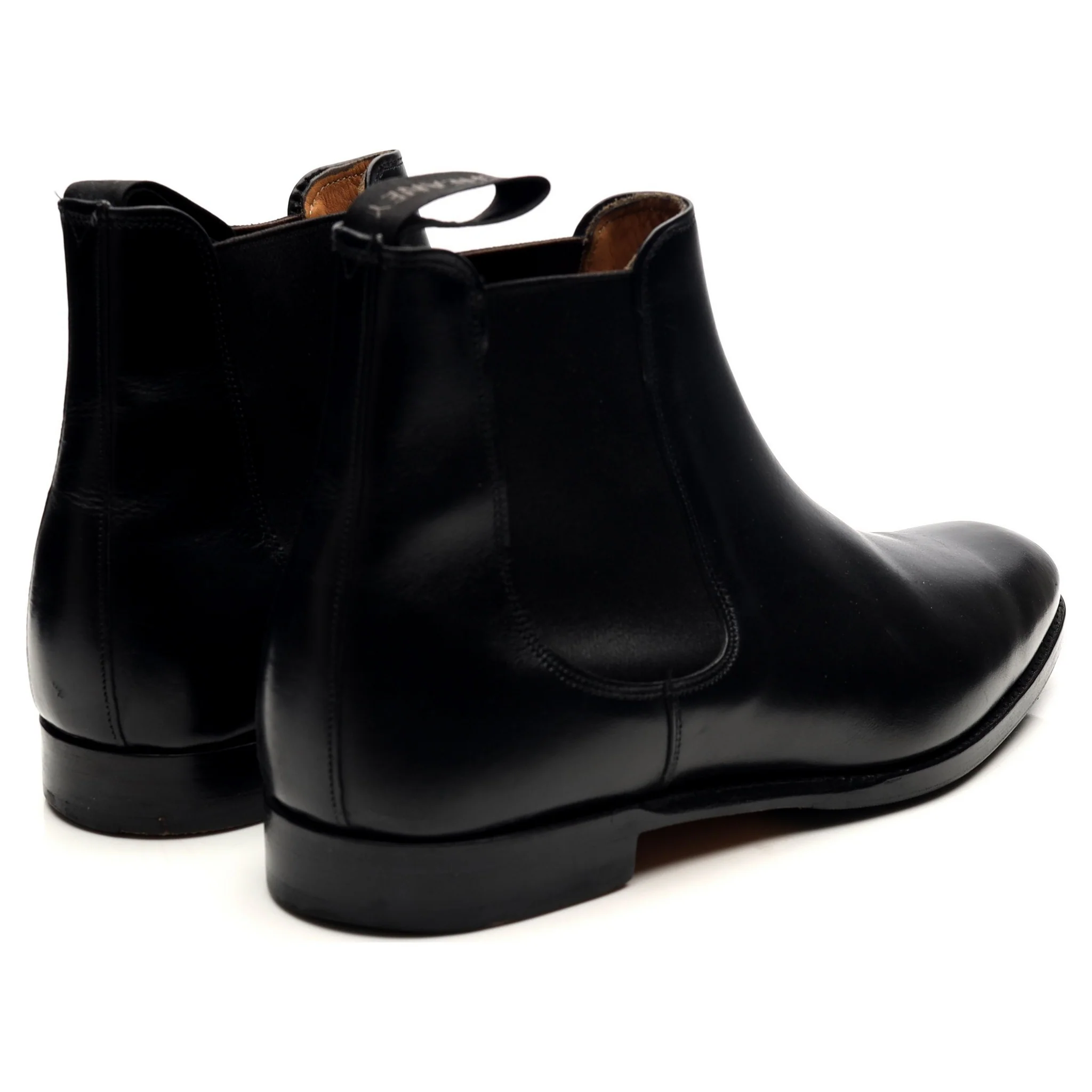 'Threadneedle' Black Leather Chelsea Boots UK 8 F - Image 5
