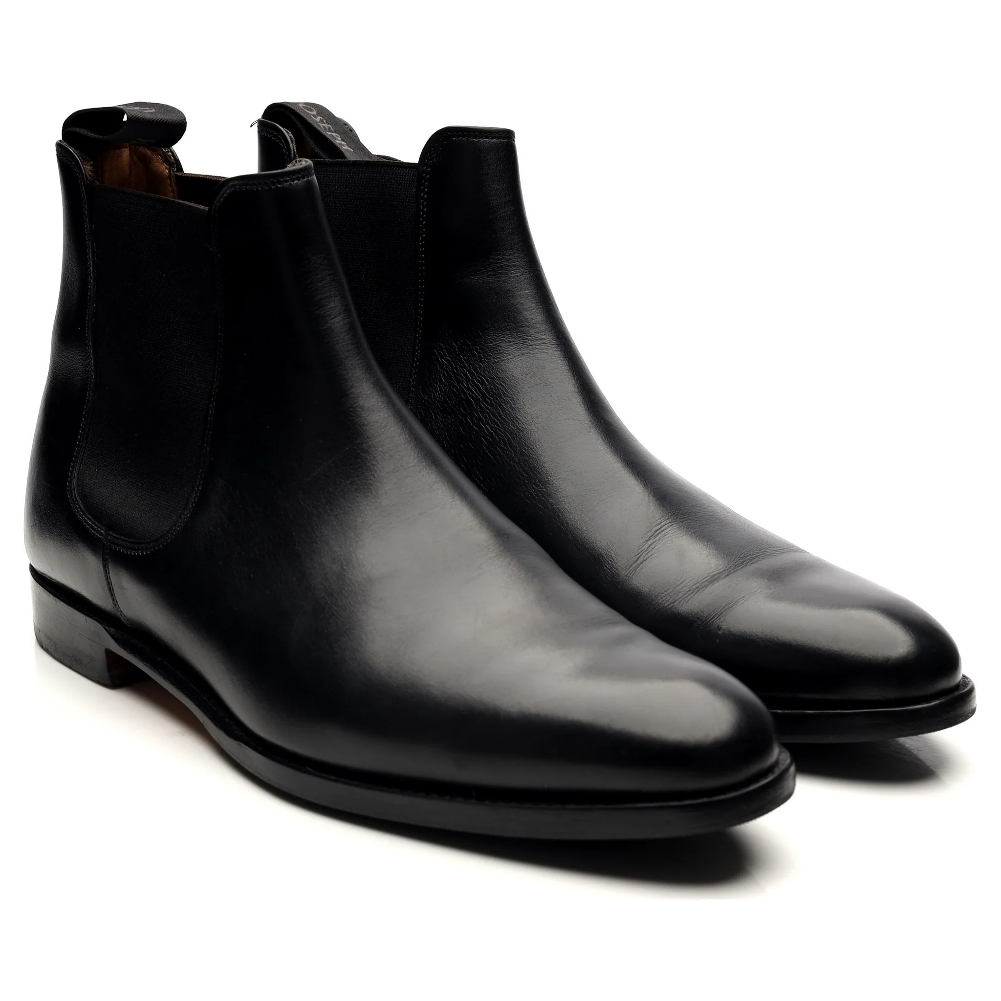 'Threadneedle' Black Leather Chelsea Boots UK 8 F - Image 7