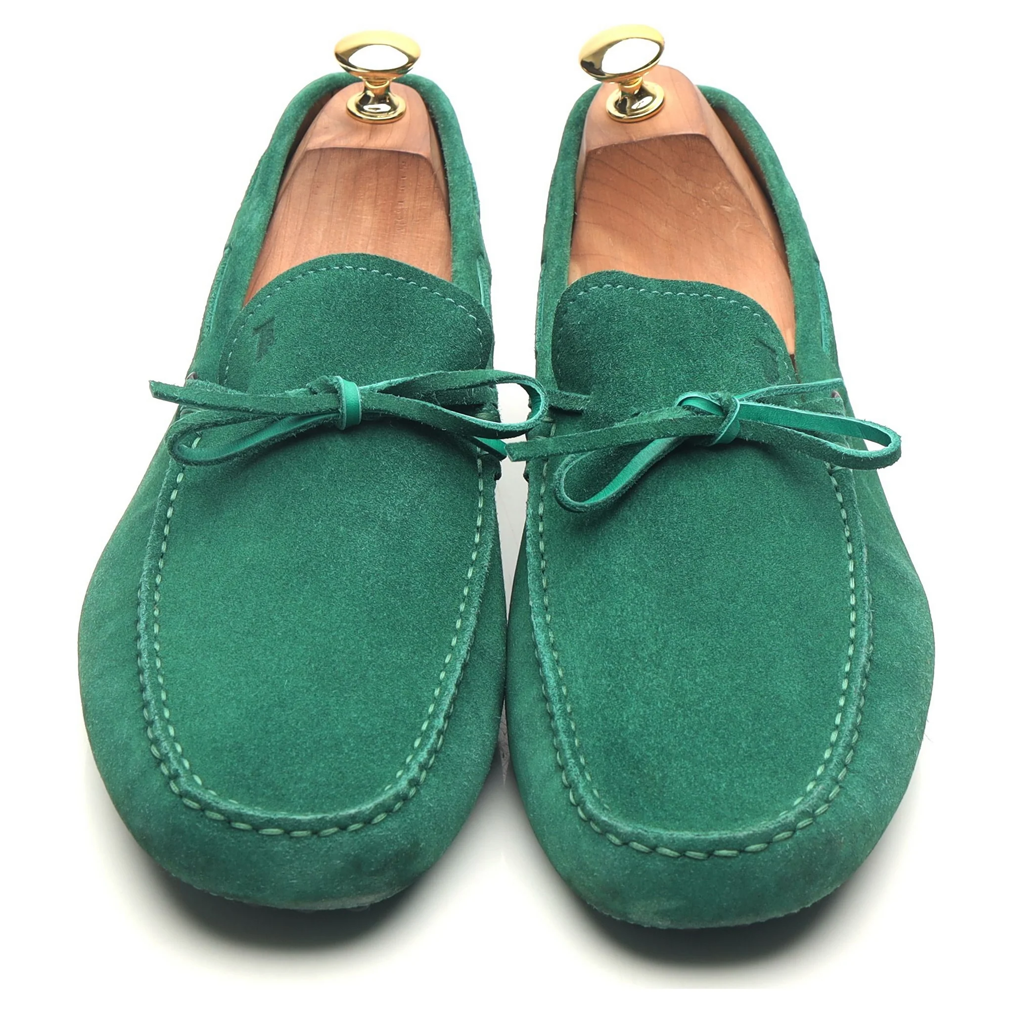 Gommino Green Suede Driving Loafers UK 10 - Image 9
