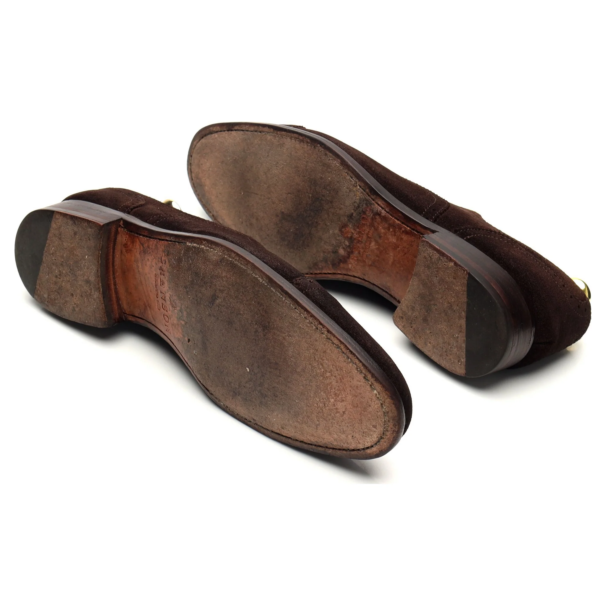 'Tom' Dark Brown Suede Oxford Semi Brogues UK 7 F - Image 5