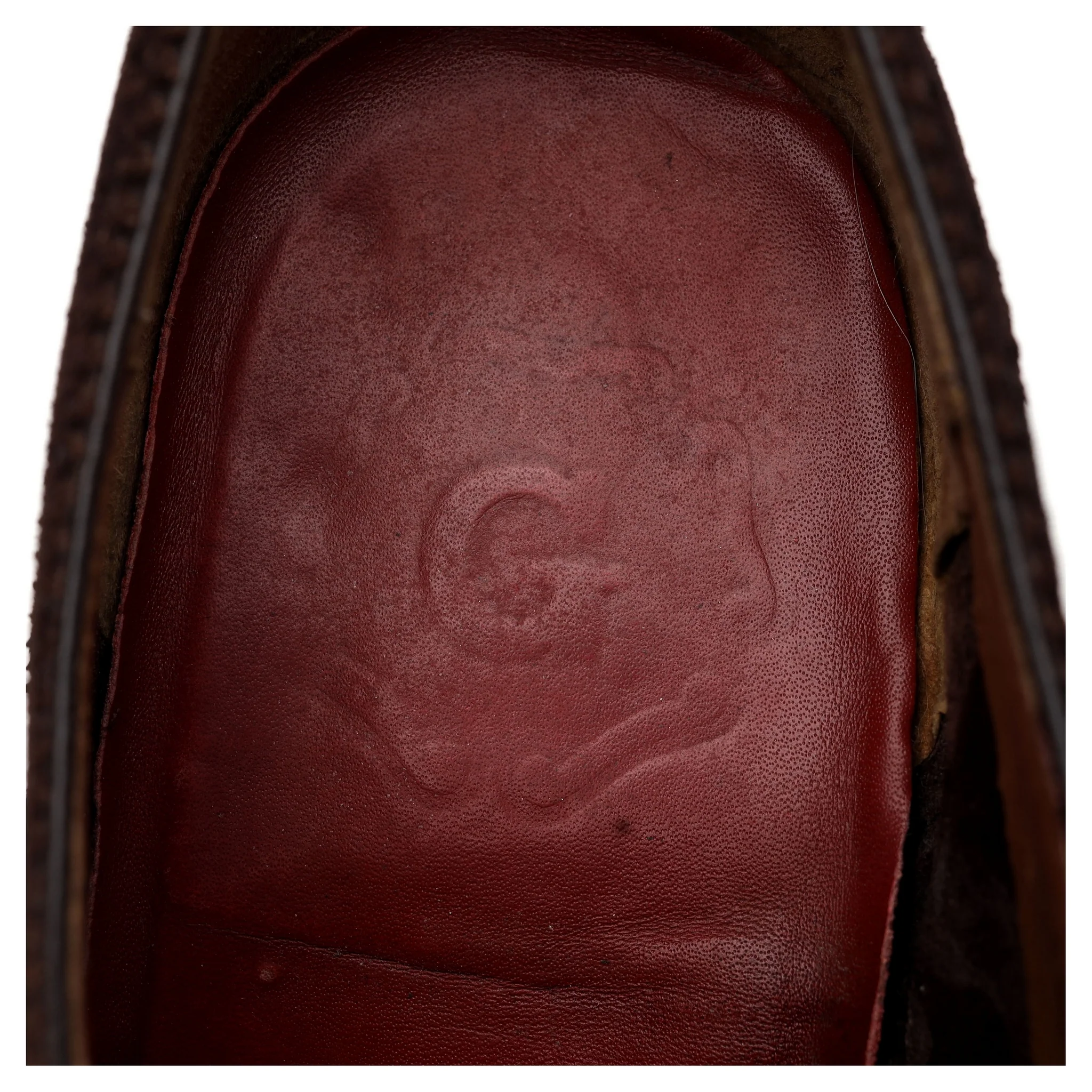 'Tom' Dark Brown Suede Oxford Semi Brogues UK 7 F - Image 6