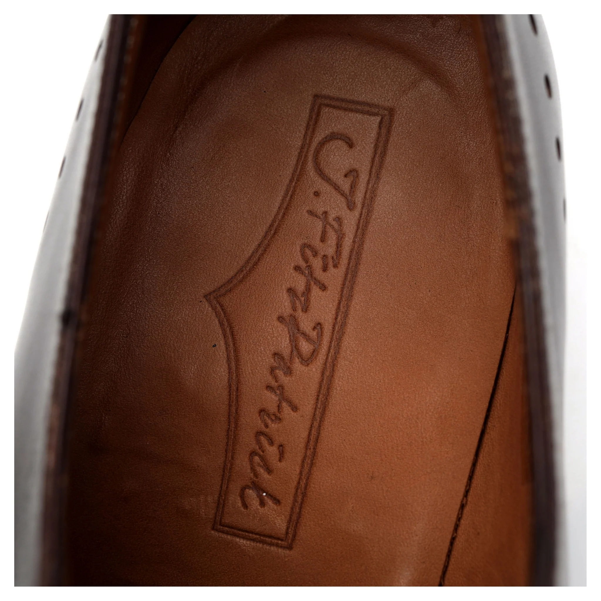 'Tony II' Dark Brown Museum Leather Wholecut Oxford UK 7.5 E - Image 6