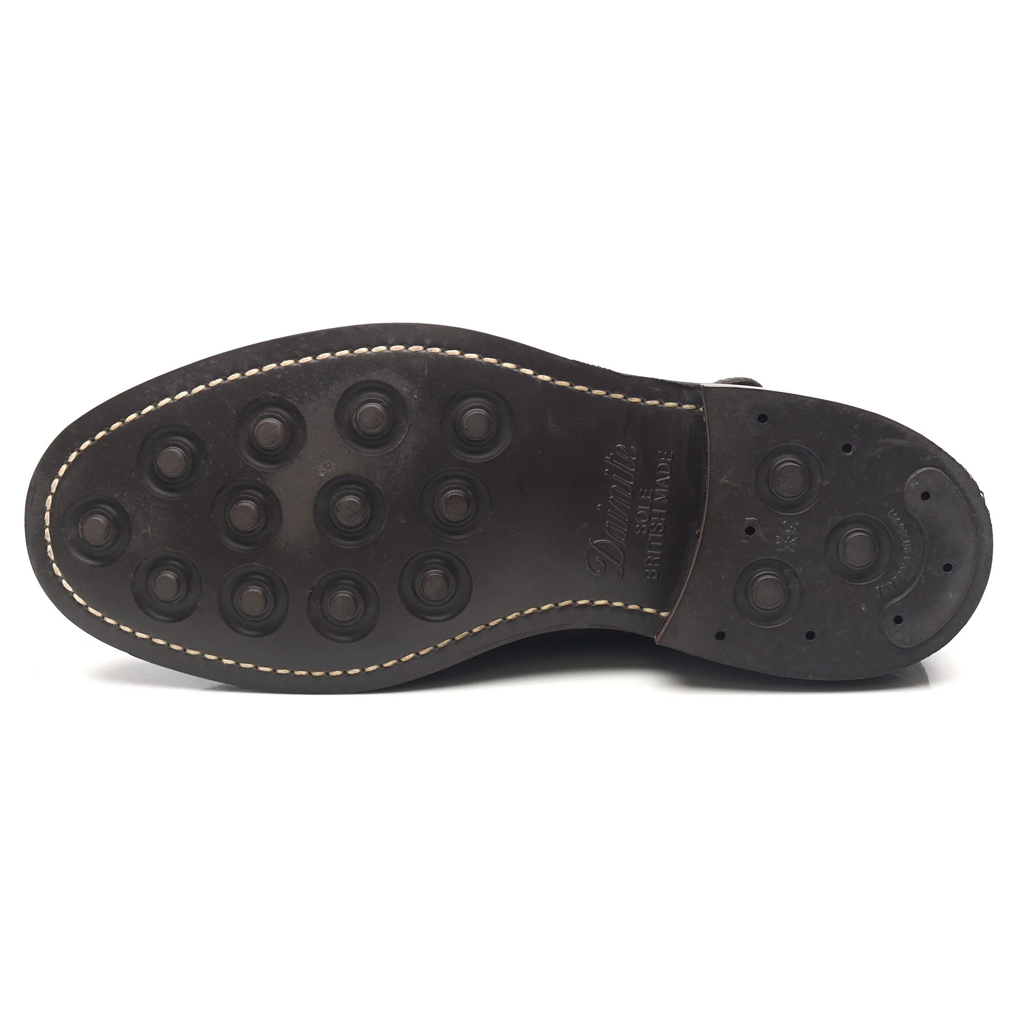 'Adstone' Dark Brown Leather Brogue Boots UK 6.5 - Image 10