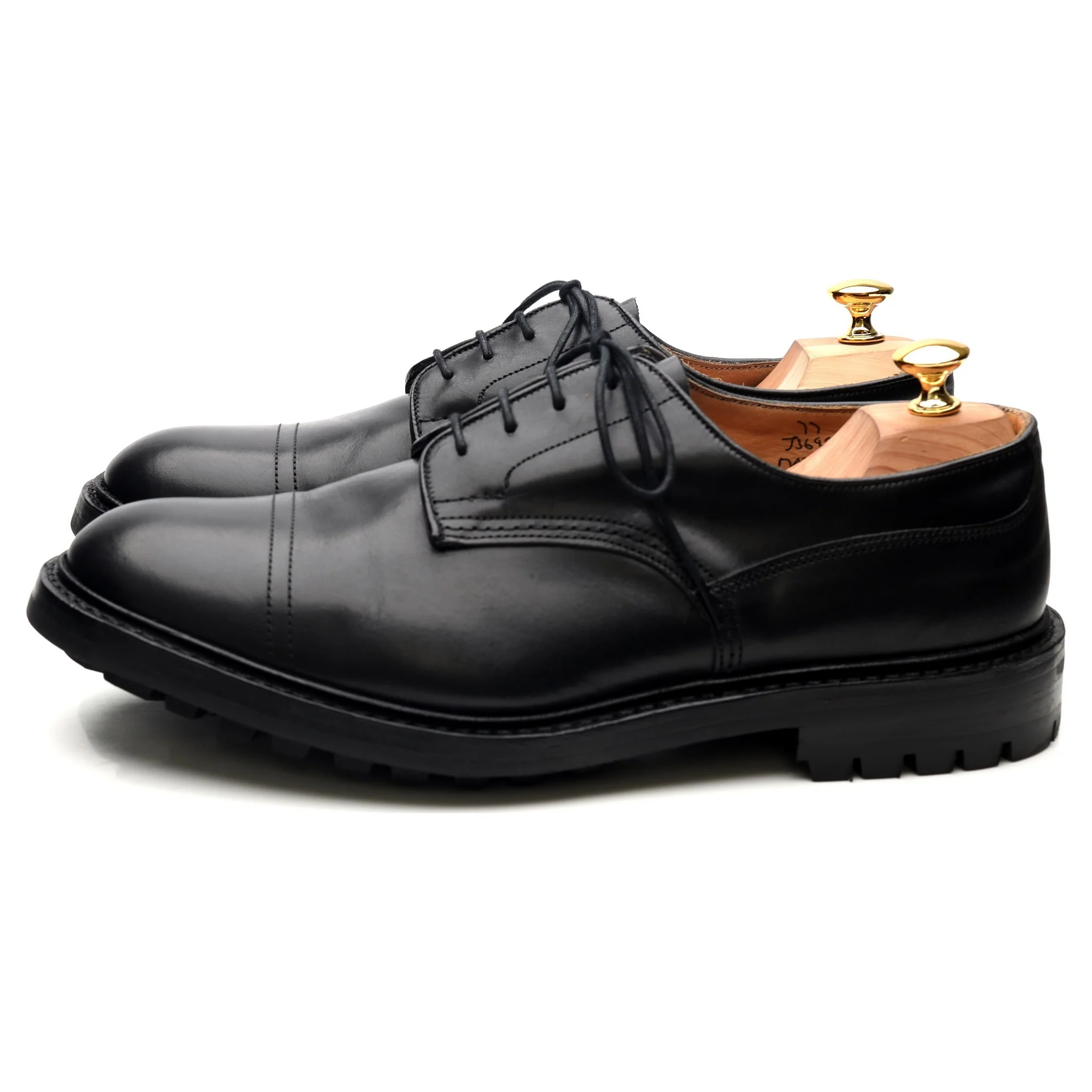 'Matlock' Black Leather Derby UK 10.5 - Image 2