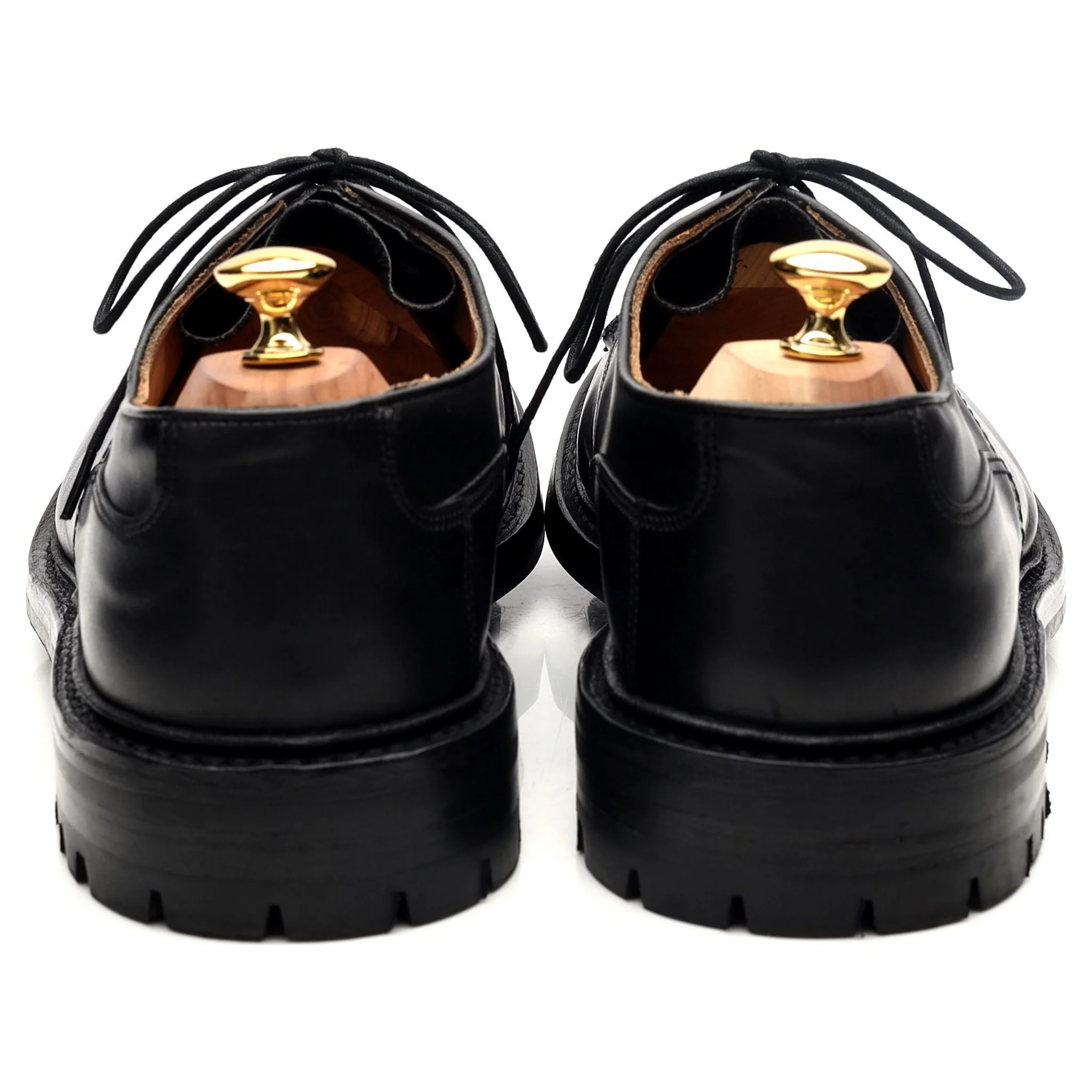'Matlock' Black Leather Derby UK 10.5 - Image 4