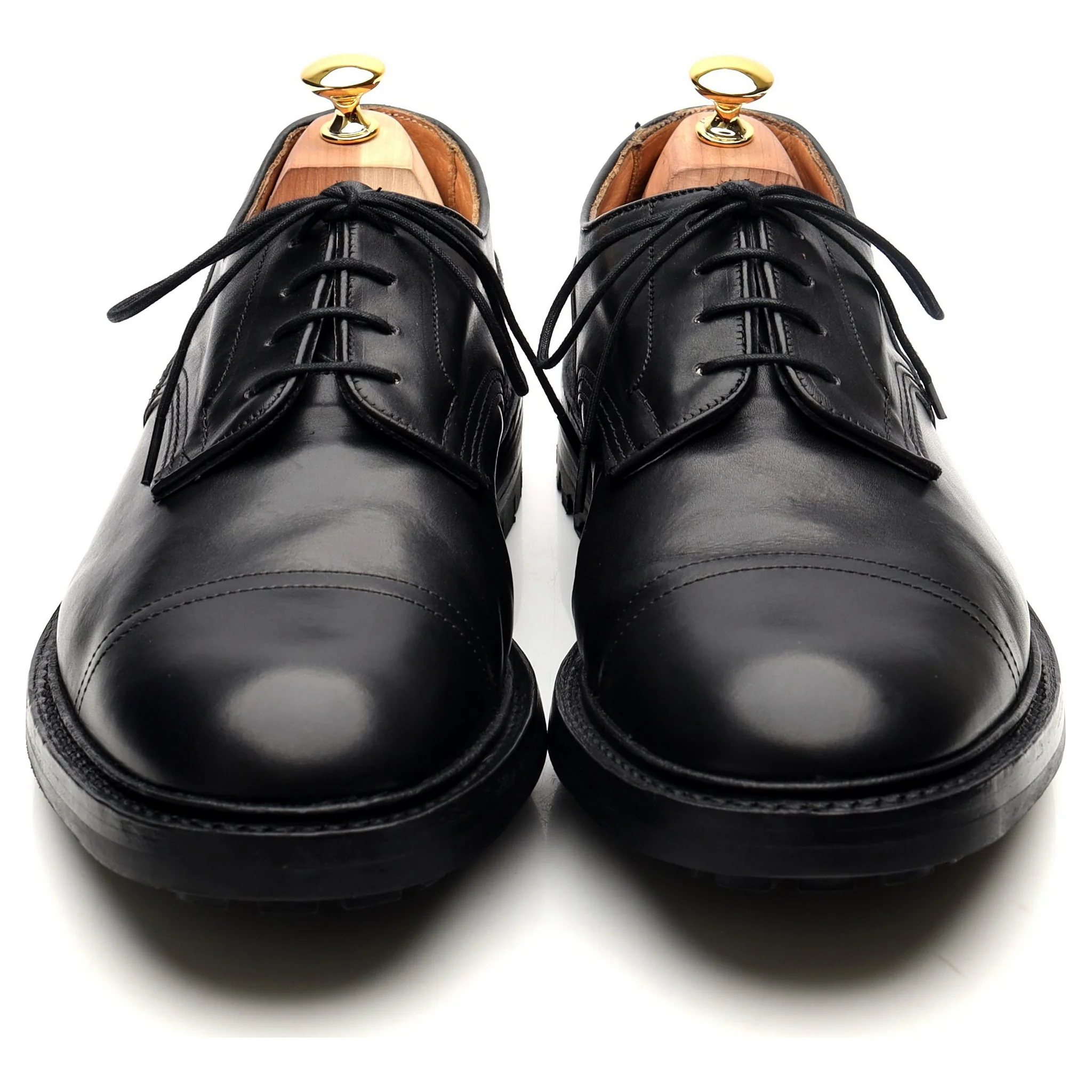 'Matlock' Black Leather Derby UK 10.5 - Image 9