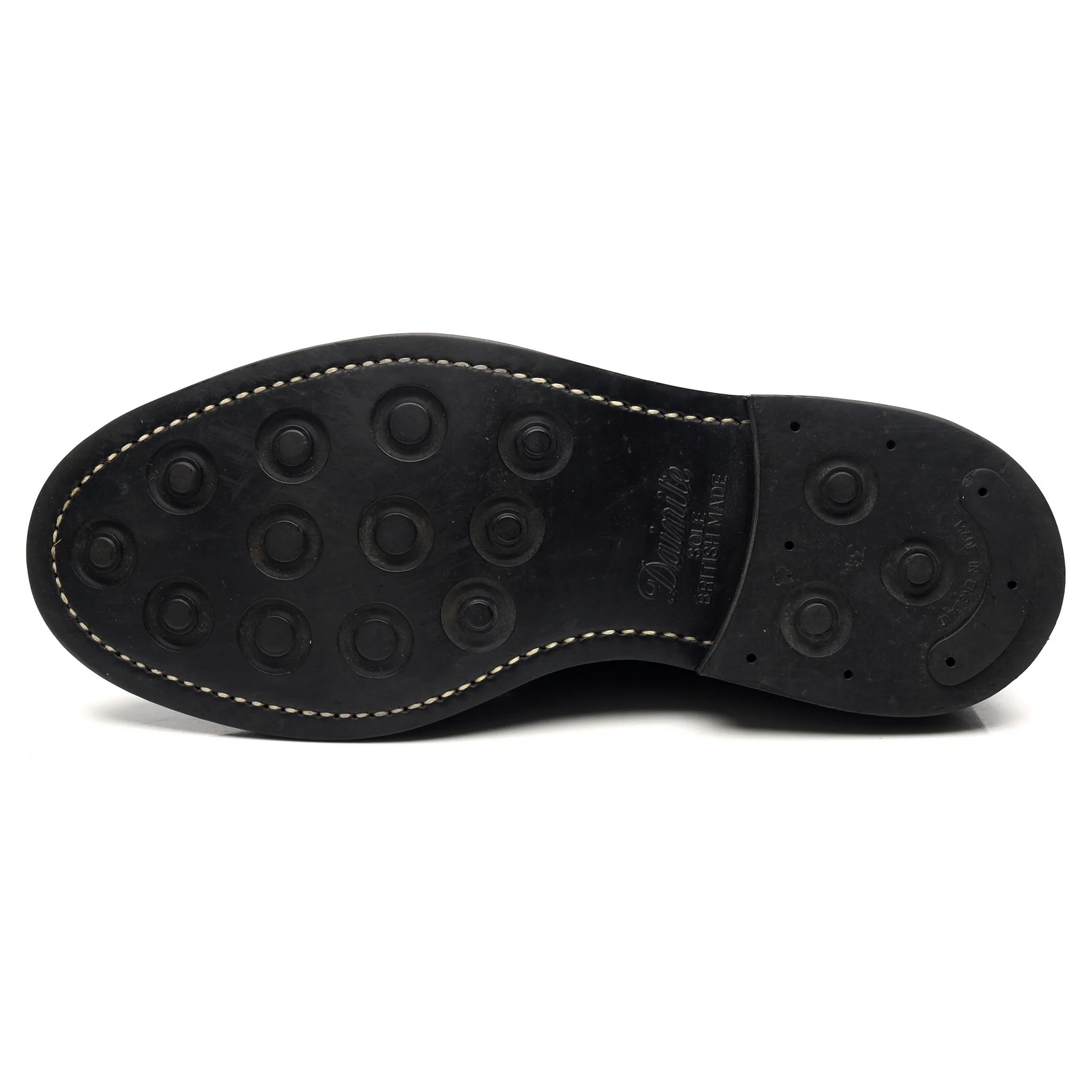 'Bourton' Black Leather Derby Brogues UK 8 - Image 10
