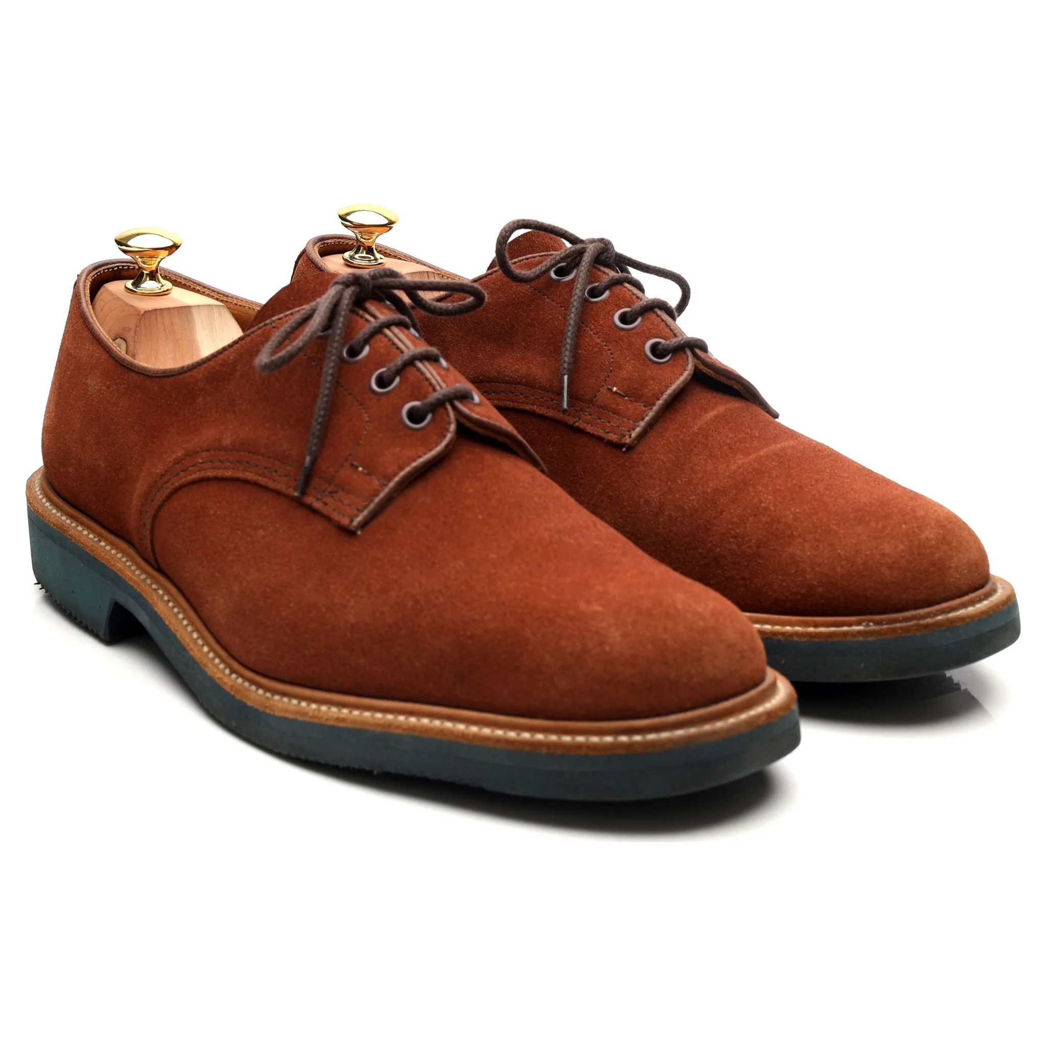 'Daniel' Tan Brown Suede Derby UK 11 - Image 7
