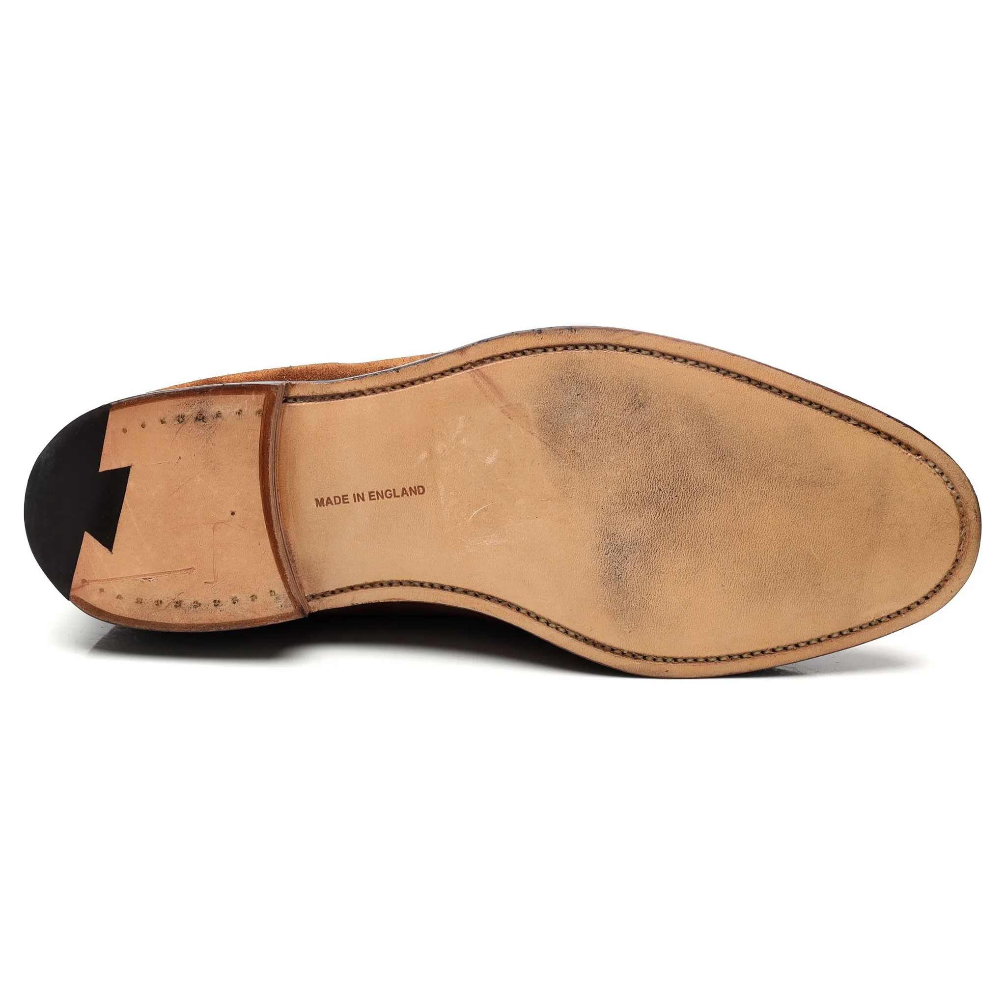 'Harvard' Tan Brown Suede Loafers UK 10.5 - Image 11