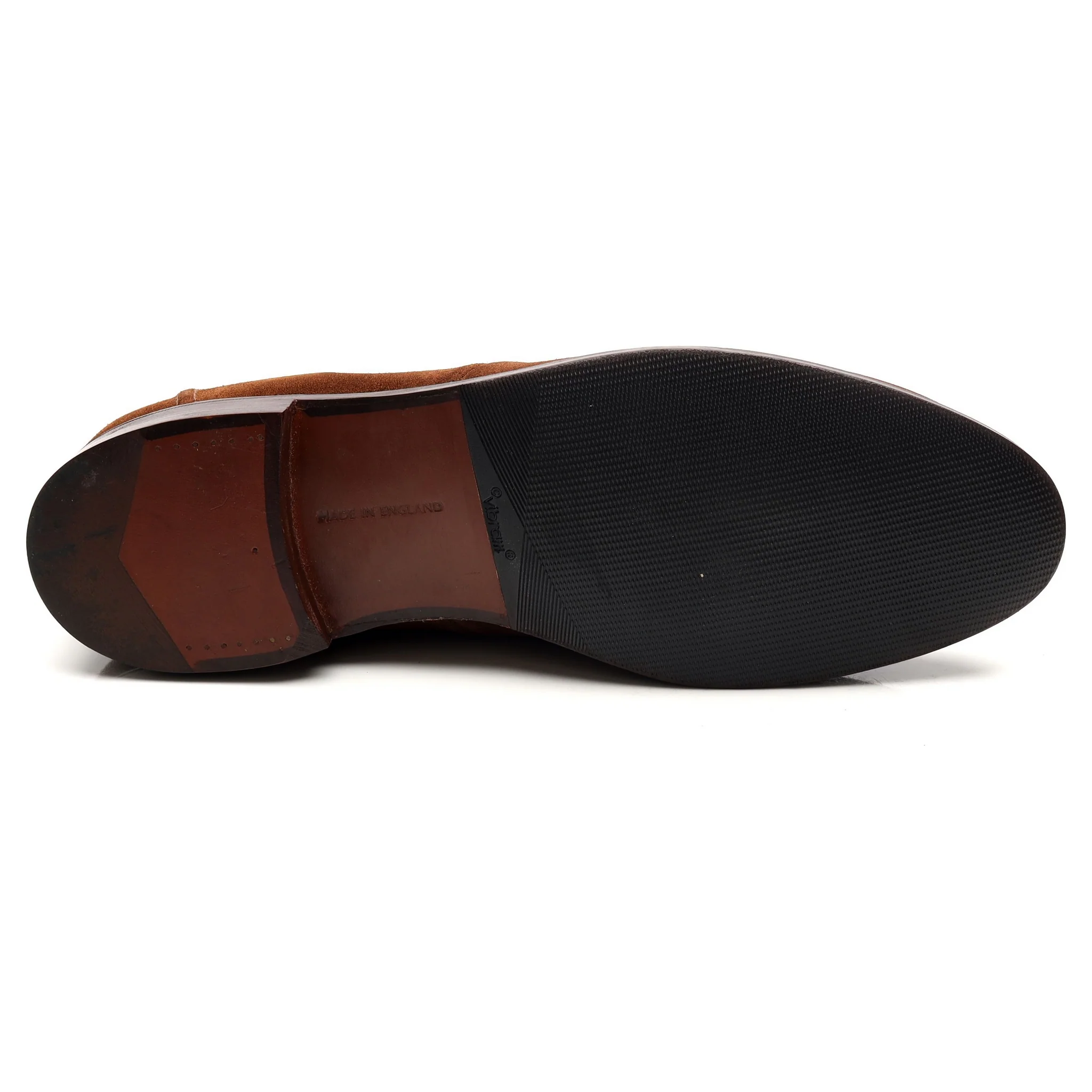 Brown Suede Tassel Loafers UK 10.5 - Image 11