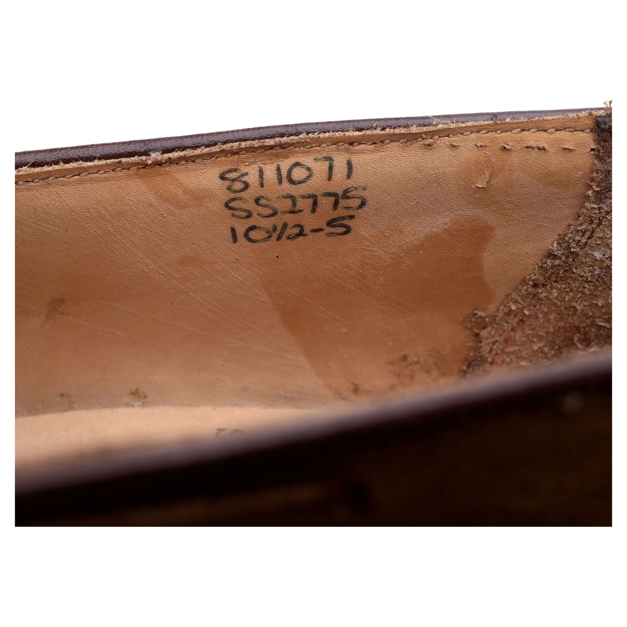 Brown Suede Tassel Loafers UK 10.5 - Image 13
