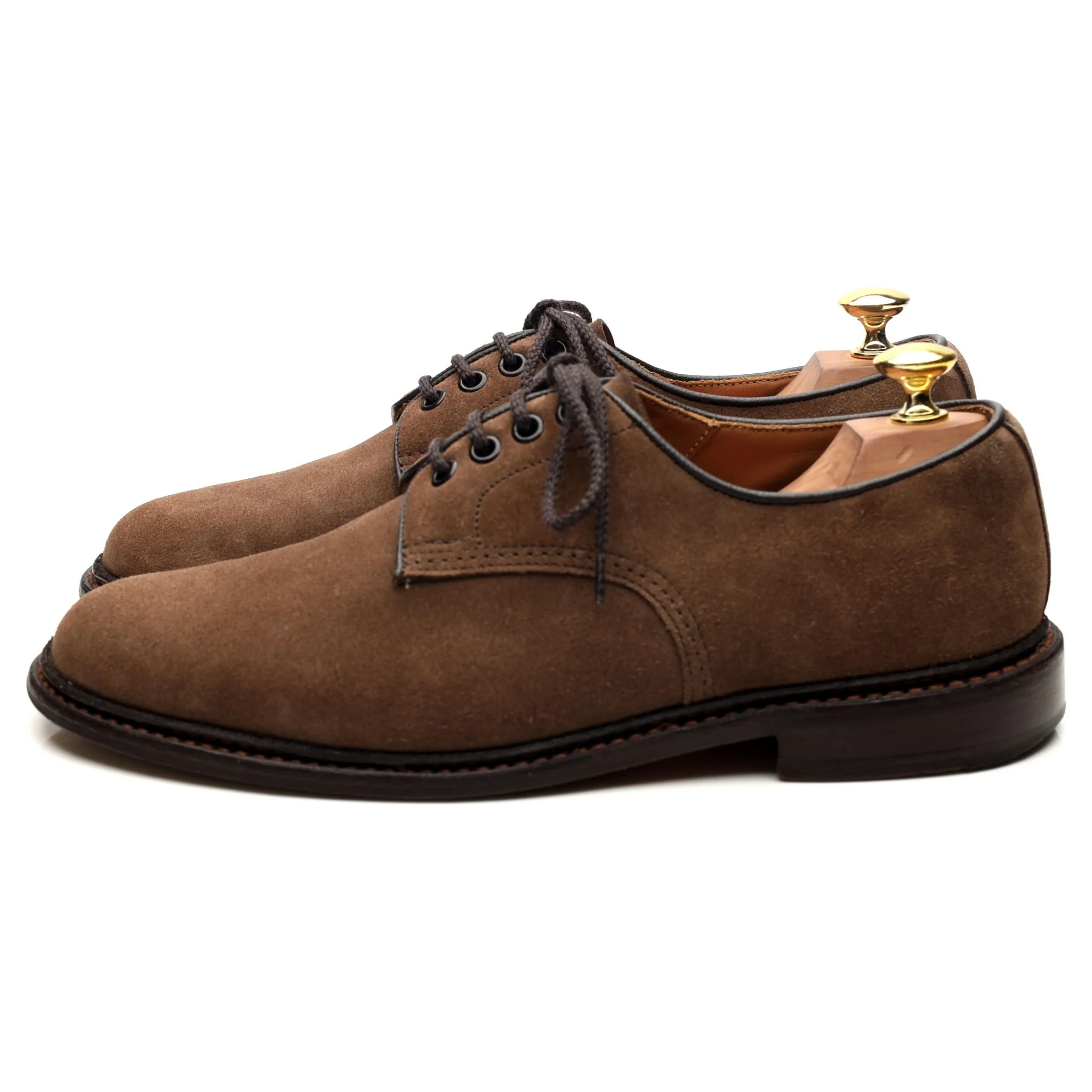 'Daniel' Light Brown Suede Derby UK 8 - Image 2