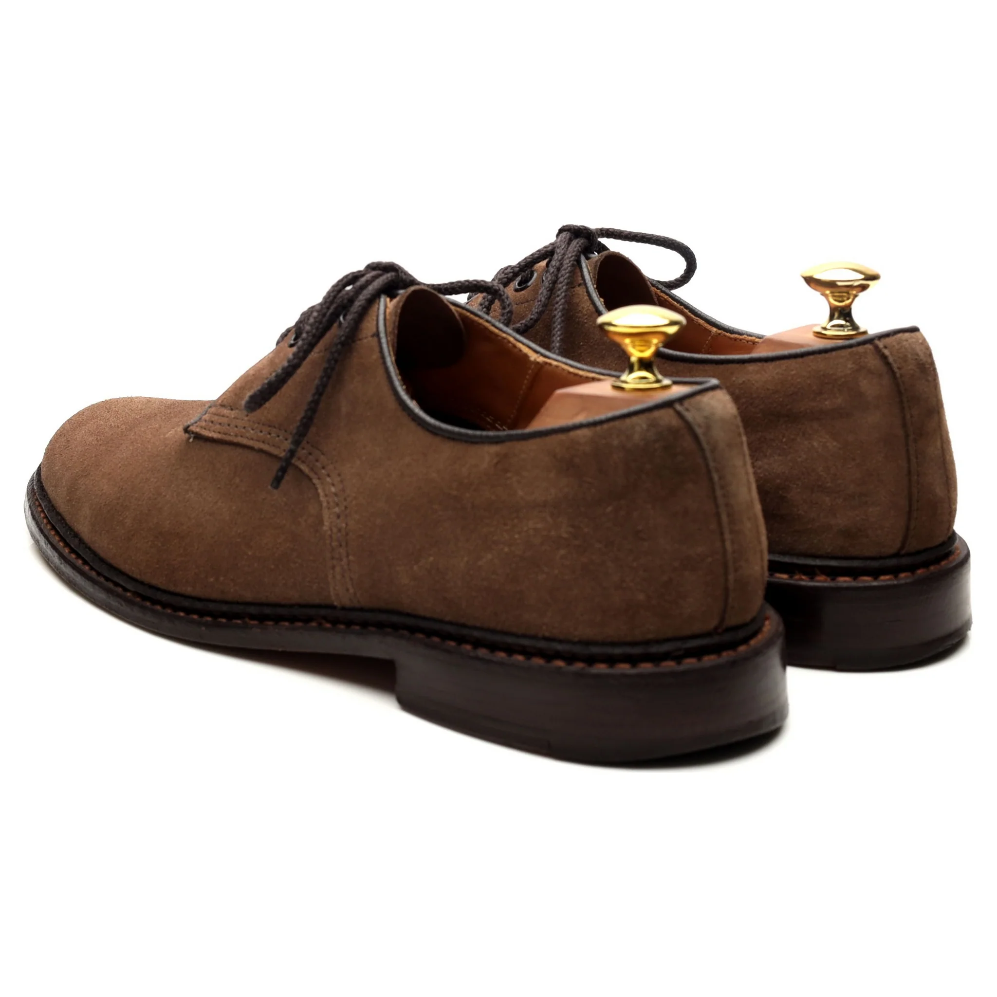 'Daniel' Light Brown Suede Derby UK 8 - Image 3