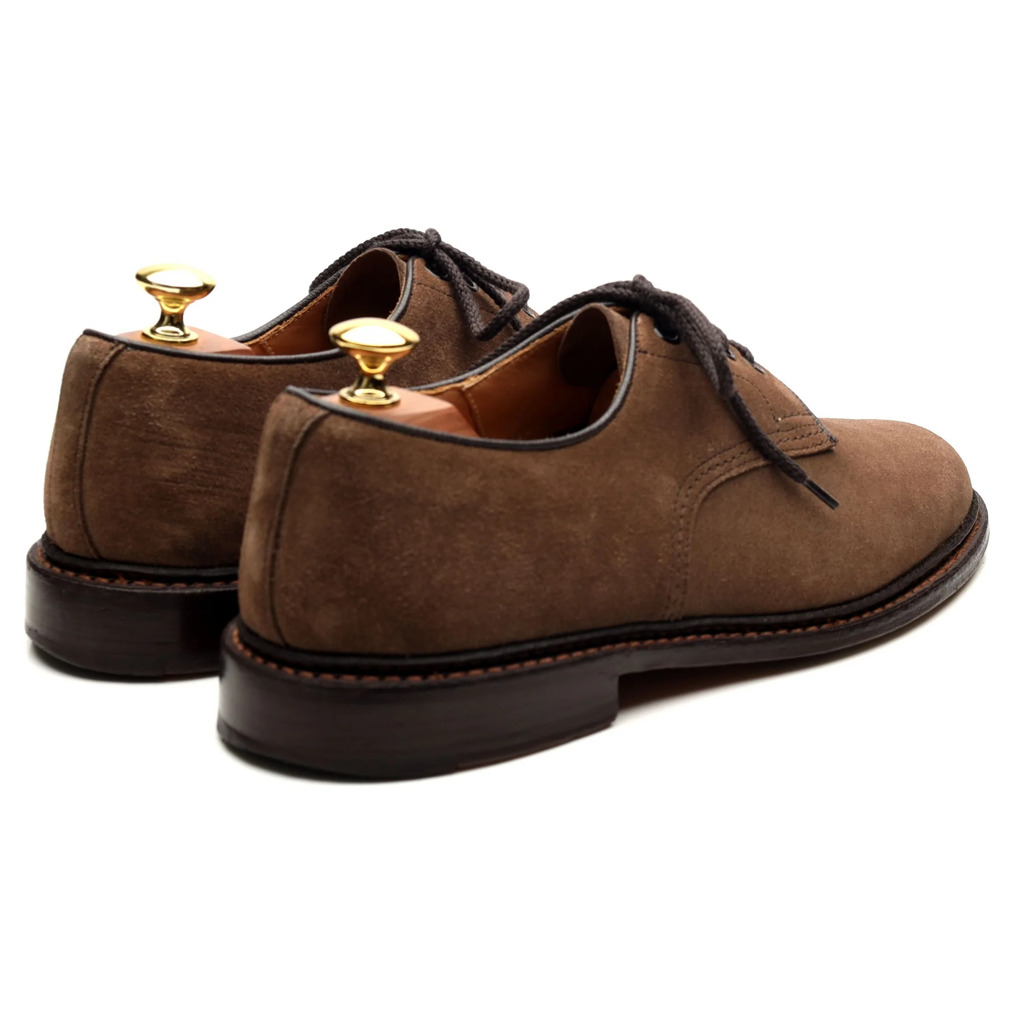 'Daniel' Light Brown Suede Derby UK 8 - Image 5