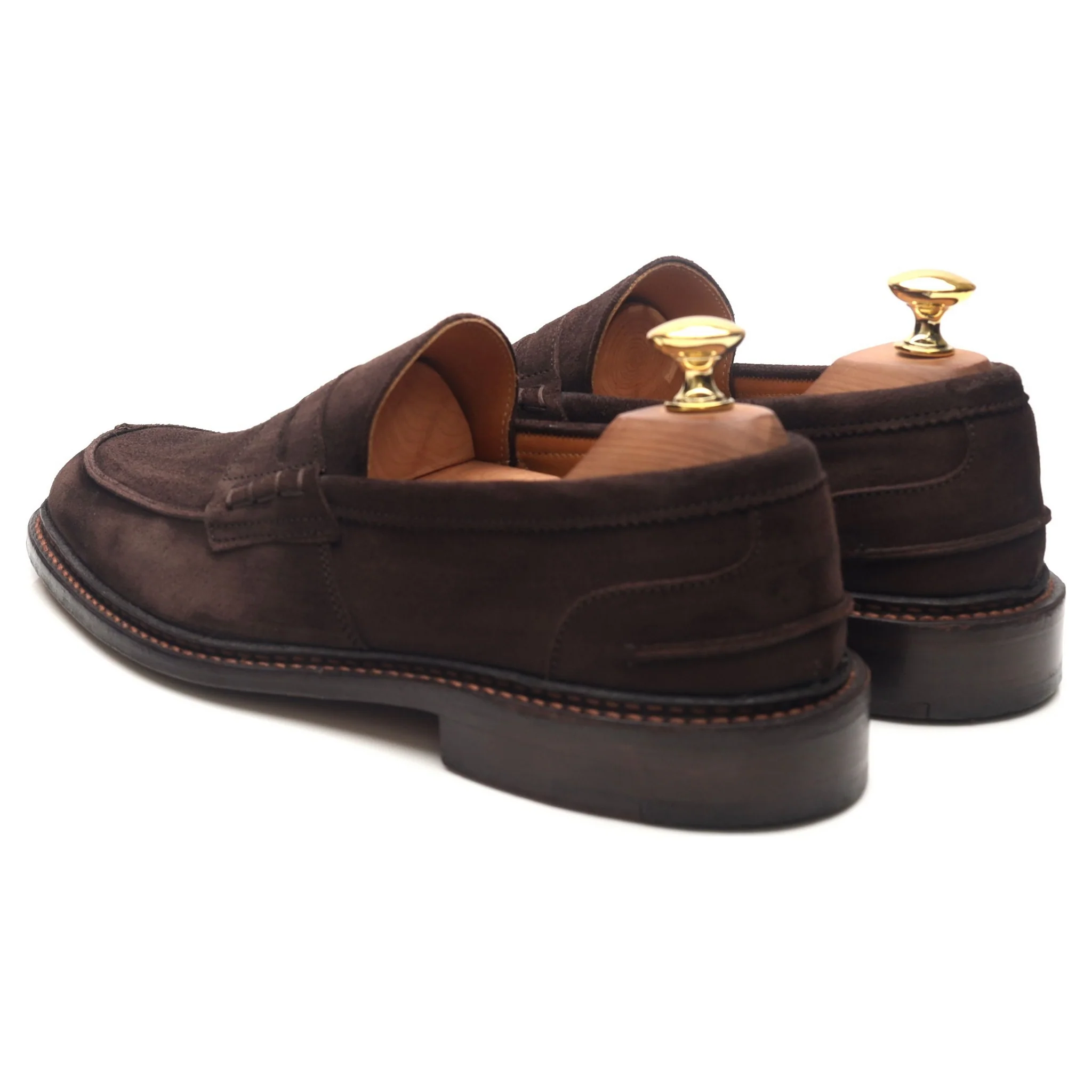 Women's 'Eva' Dark Brown Suede Loafers UK 6.5 - Image 3