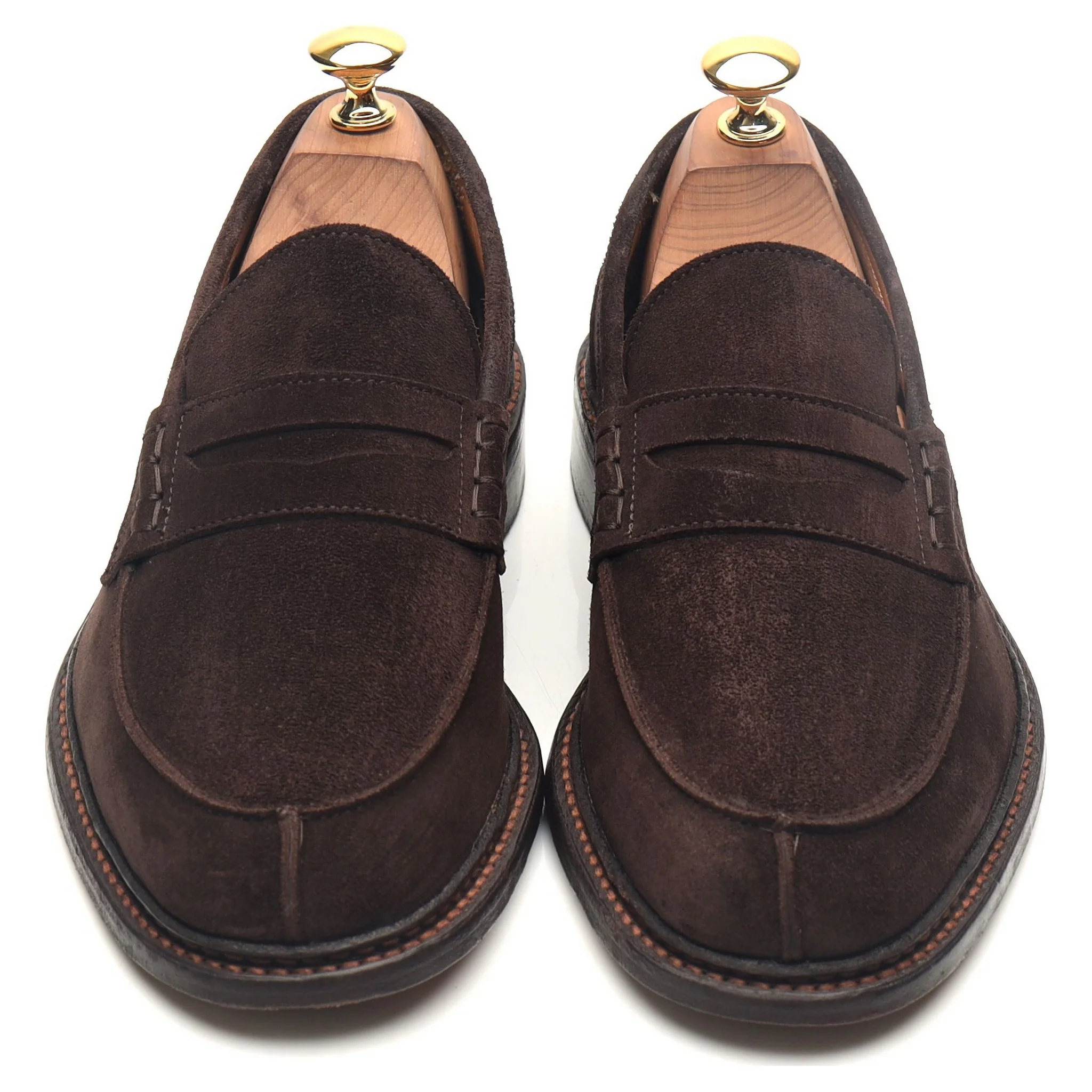 Women's 'Eva' Dark Brown Suede Loafers UK 6.5 - Image 9
