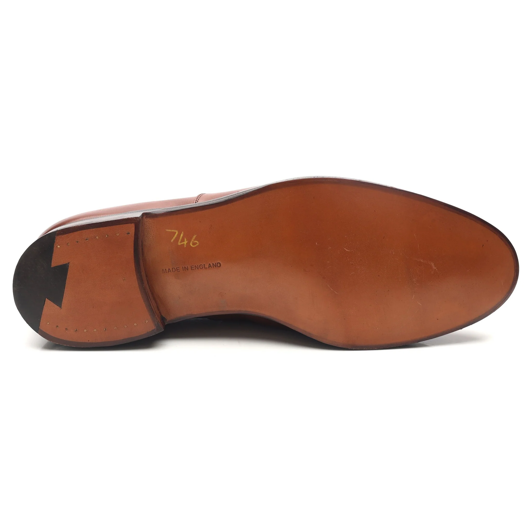 'Henley' Tan Brown Leather Oxford UK 11.5 - Image 11