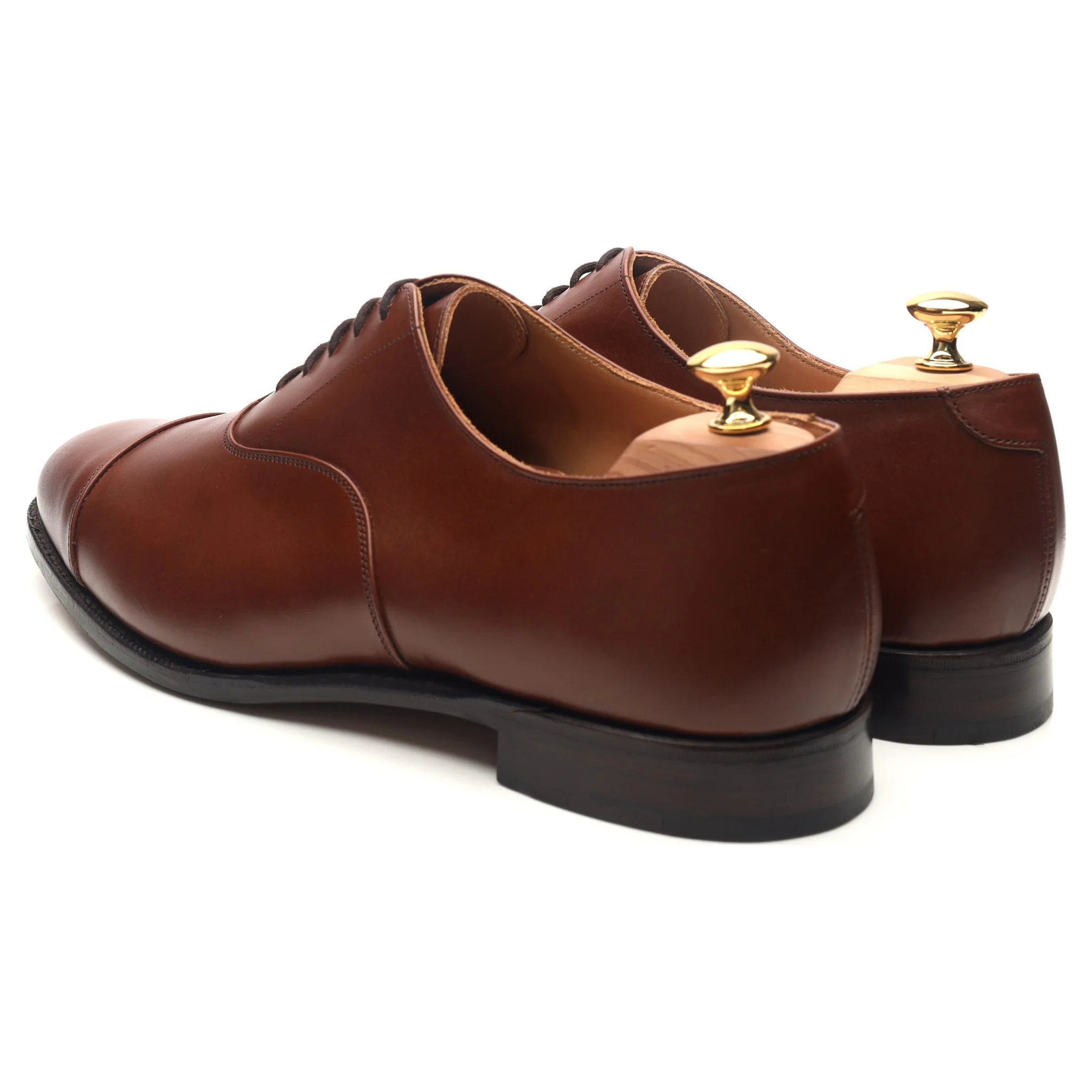 'Henley' Tan Brown Leather Oxford UK 11.5 - Image 3