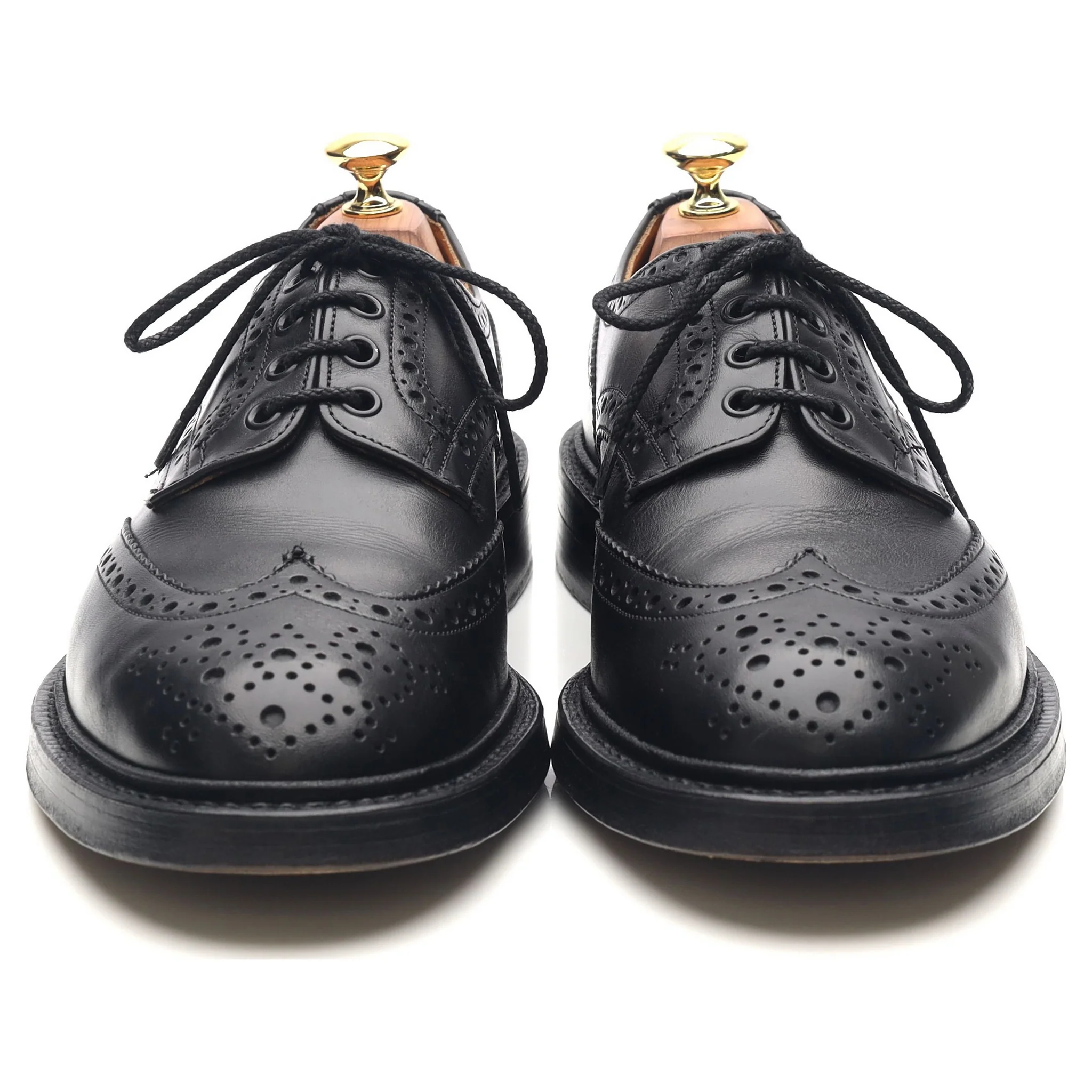 'Keswick' Black Leather Country Derby Brogues UK 8.5 - Image 8