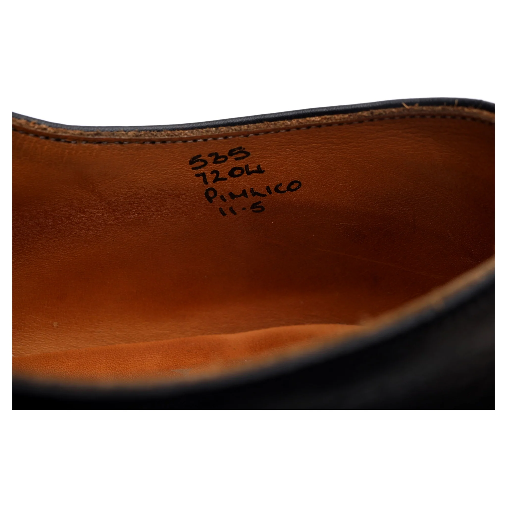 'Pimlico' Black Leather Oxford UK 11 - Image 13