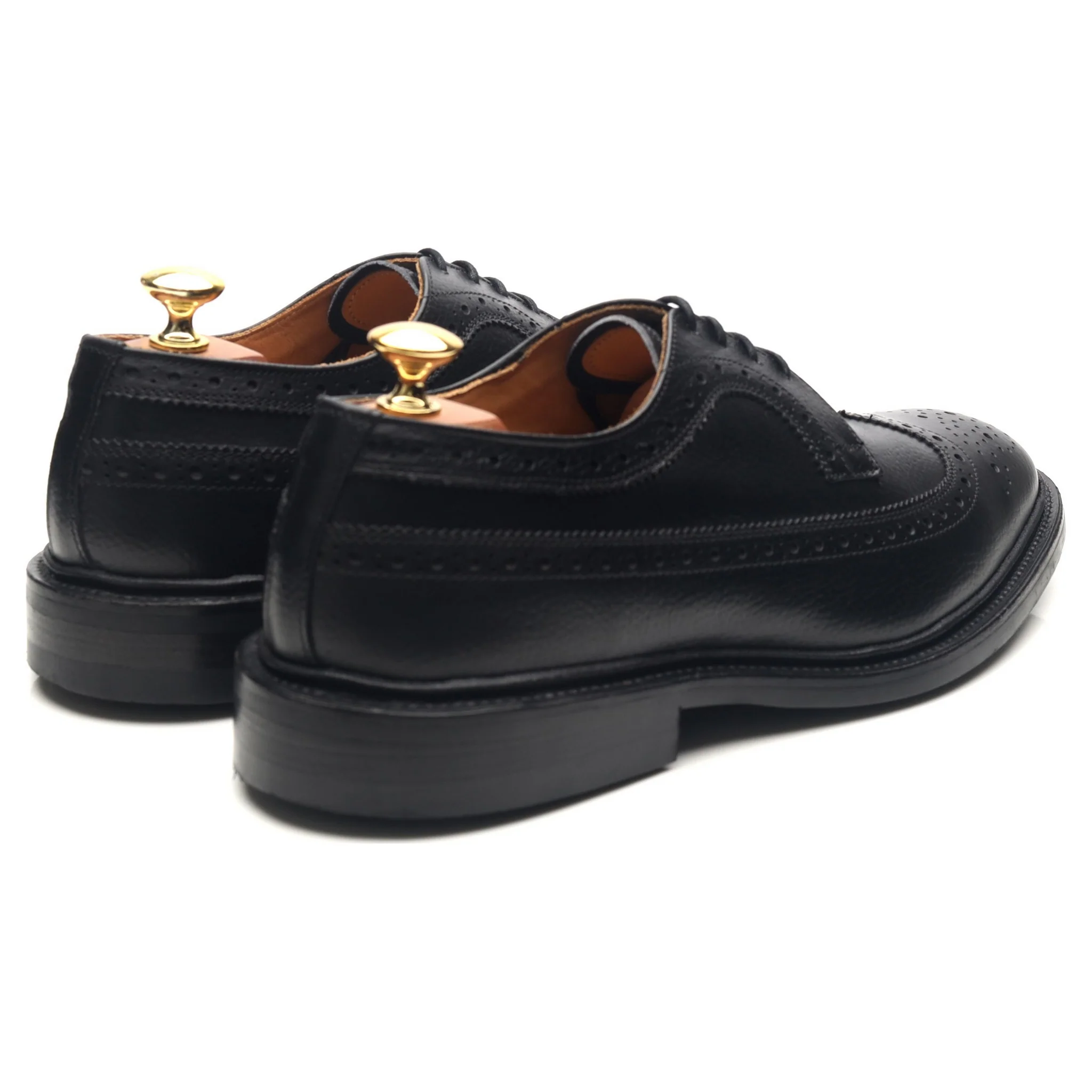 'Richard' Black Leather Country Derby Brogues UK 8.5 - Image 5