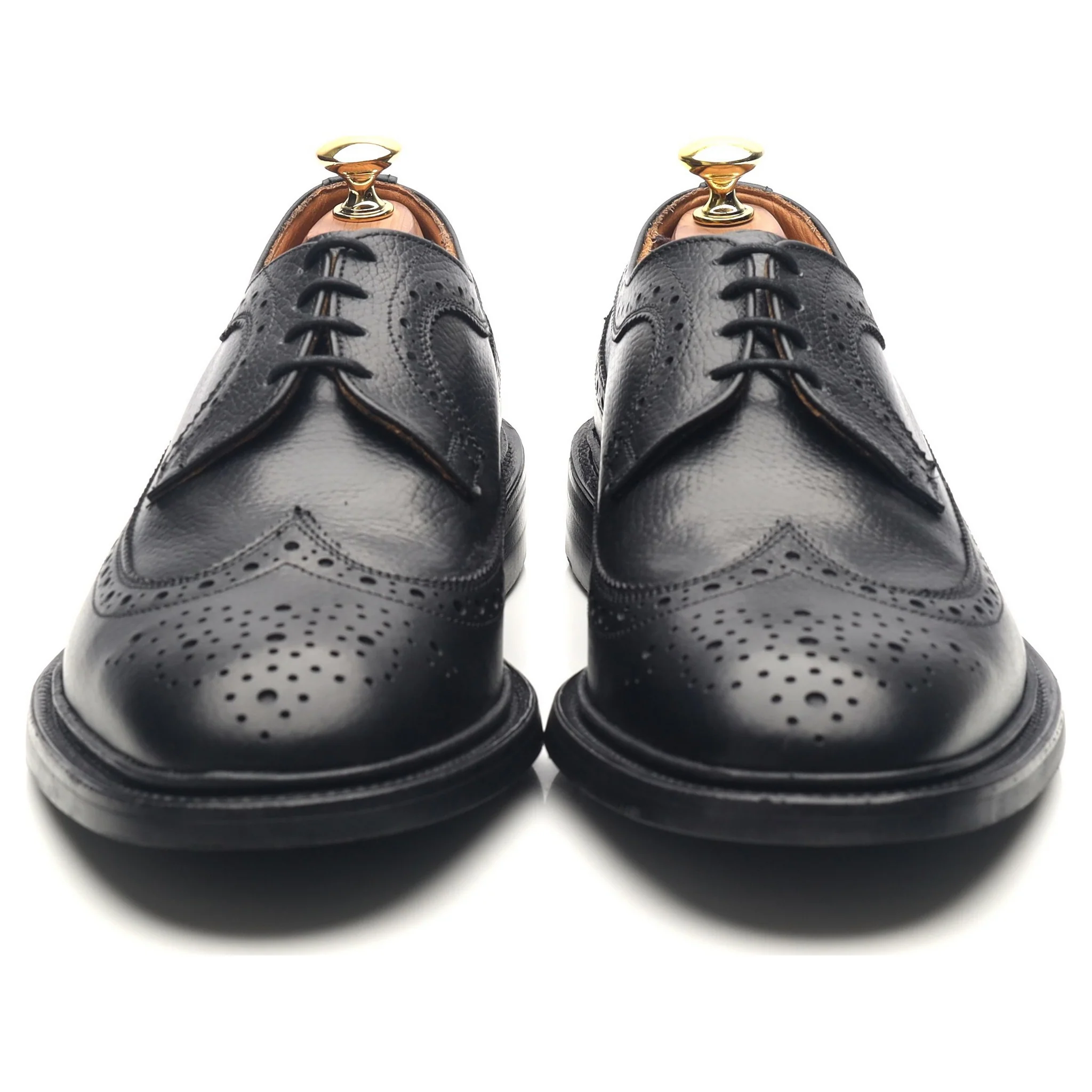 'Richard' Black Leather Country Derby Brogues UK 8.5 - Image 8