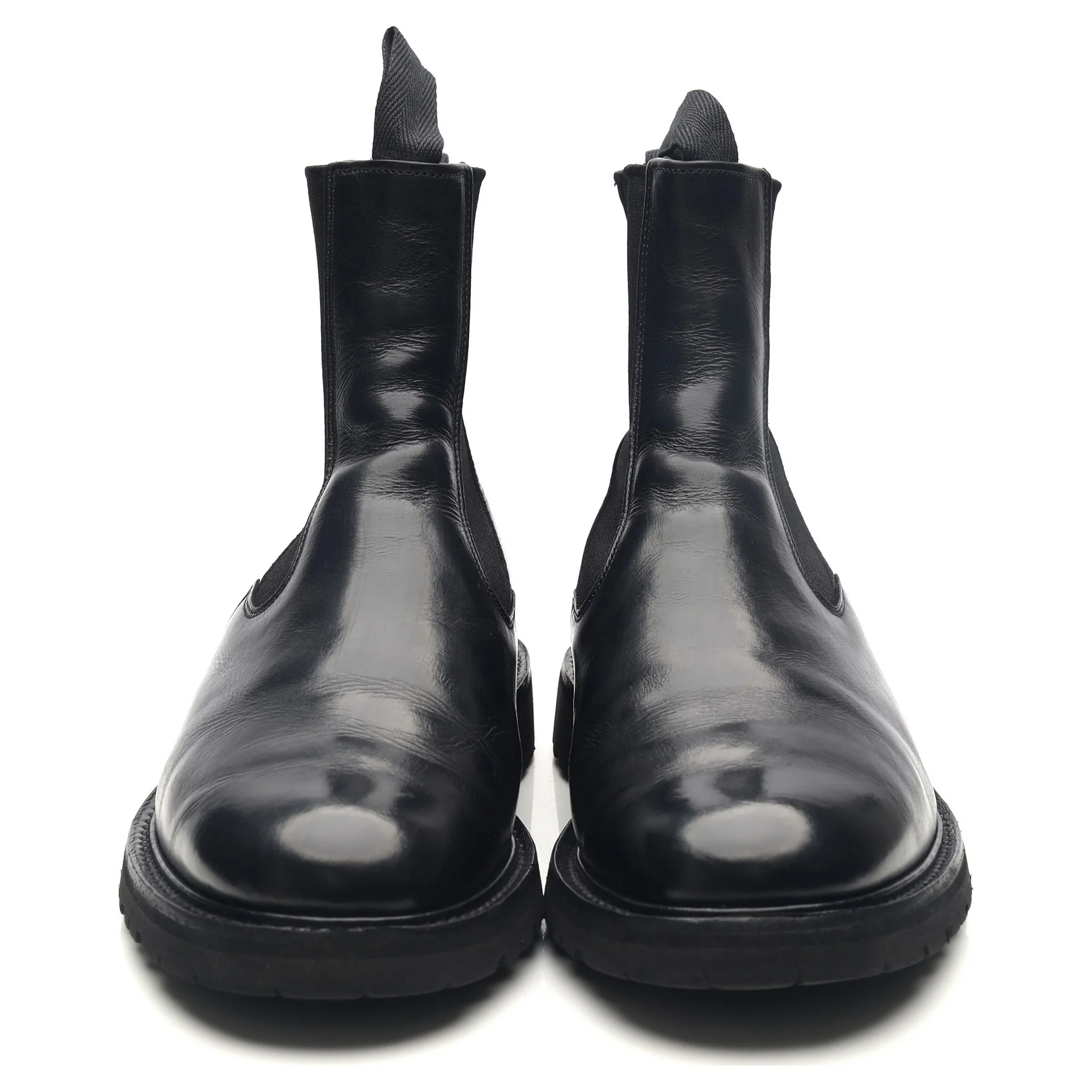 'Stephen' Black Leather Chelsea Boots UK 8 - Image 8