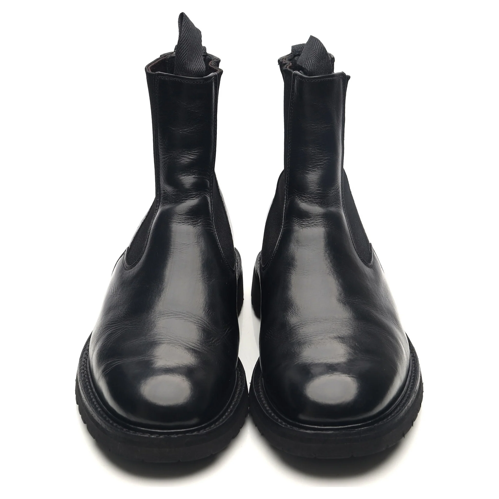 'Stephen' Black Leather Chelsea Boots UK 8 - Image 9
