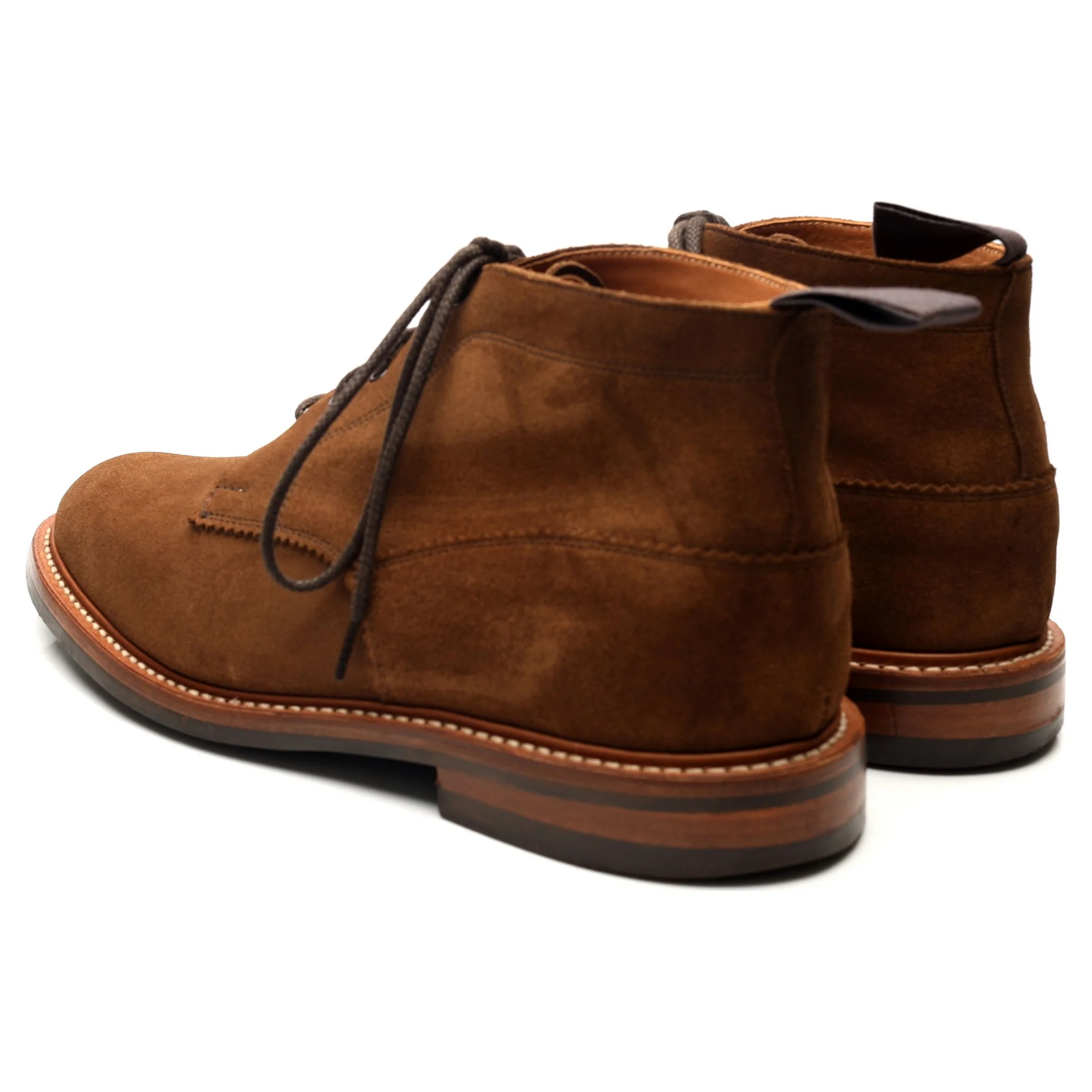'Evedon' Snuff Tan Brown Suede Boots UK 10 - Image 3
