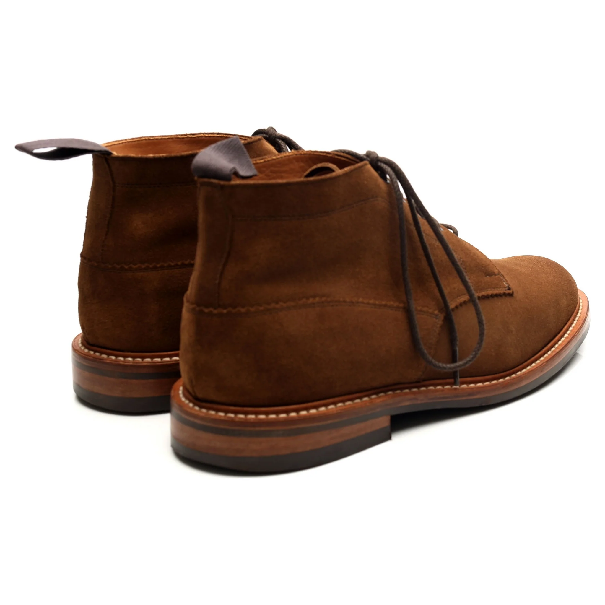'Evedon' Snuff Tan Brown Suede Boots UK 10 - Image 5