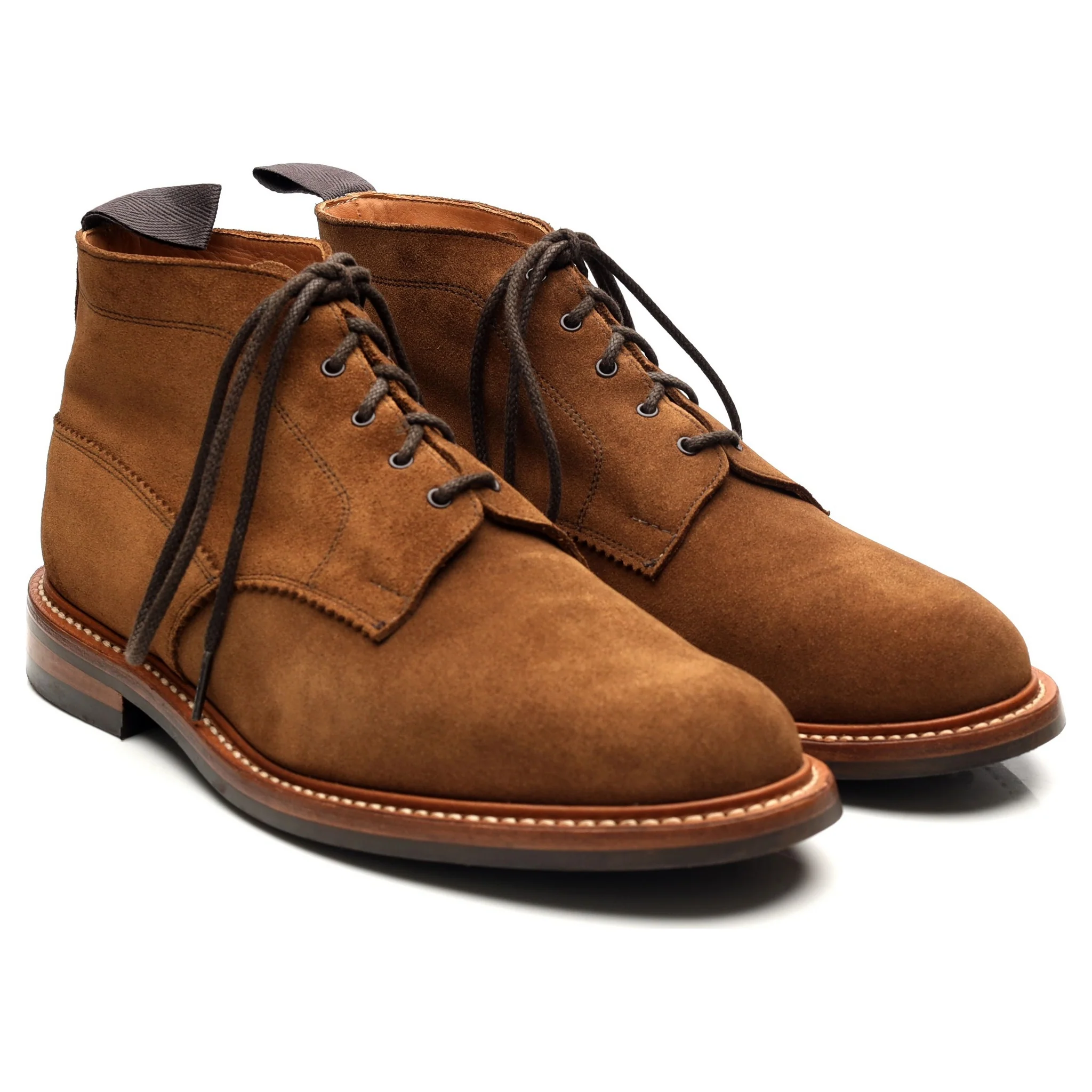 'Evedon' Snuff Tan Brown Suede Boots UK 10 - Image 7