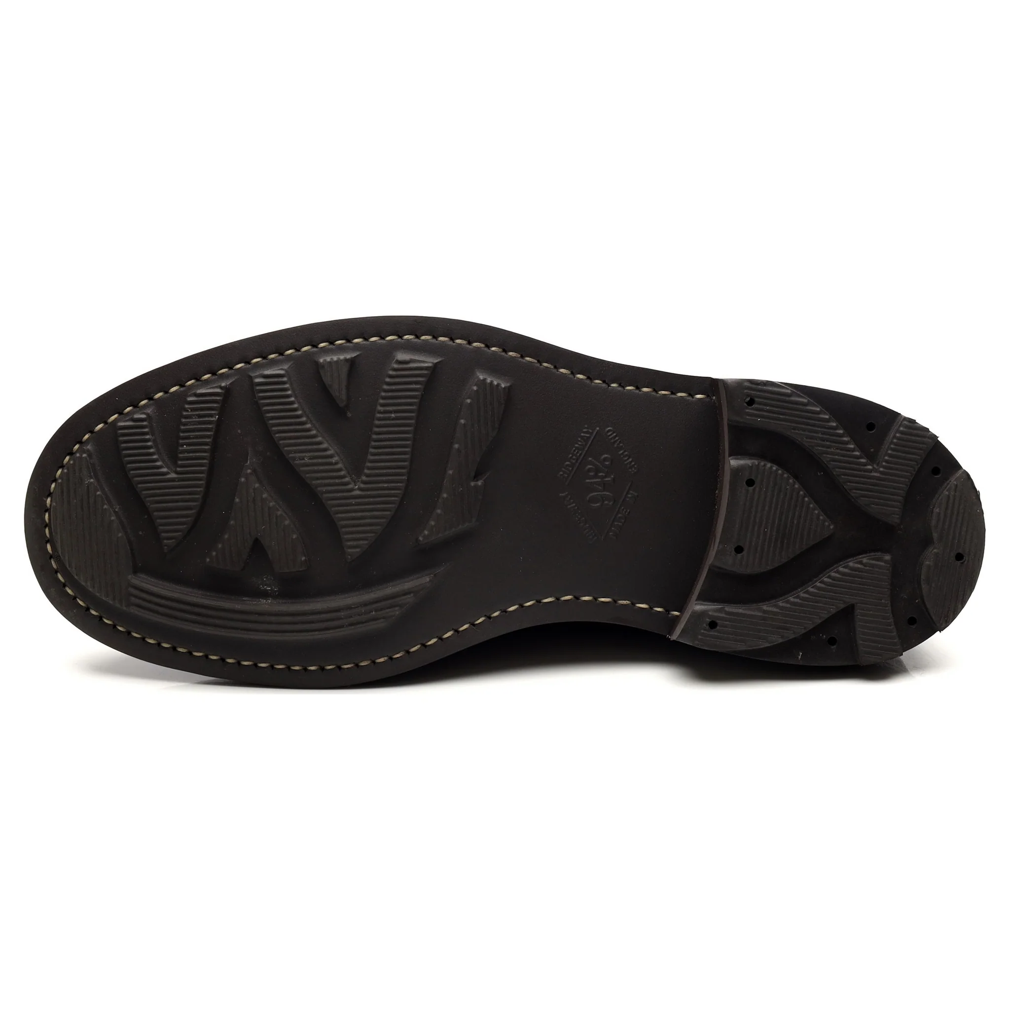 'Woodstock' Dark Brown Kudu Leather Derby UK 8 - Image 10
