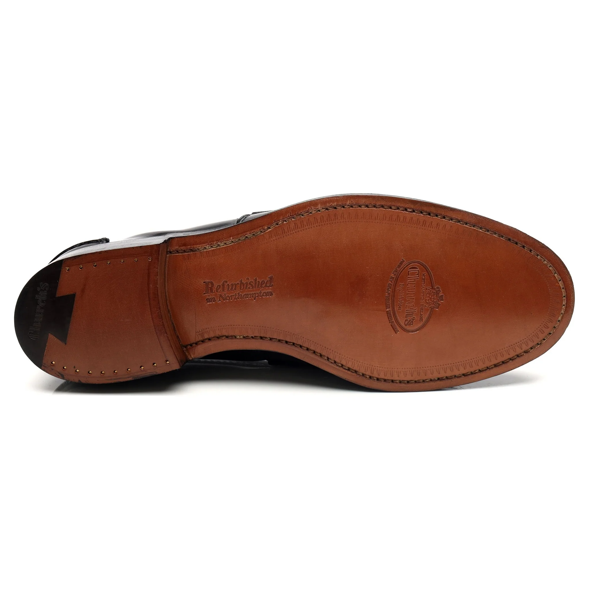 'Tunbridge' Black Leather Loafers UK 10.5 G - Image 11